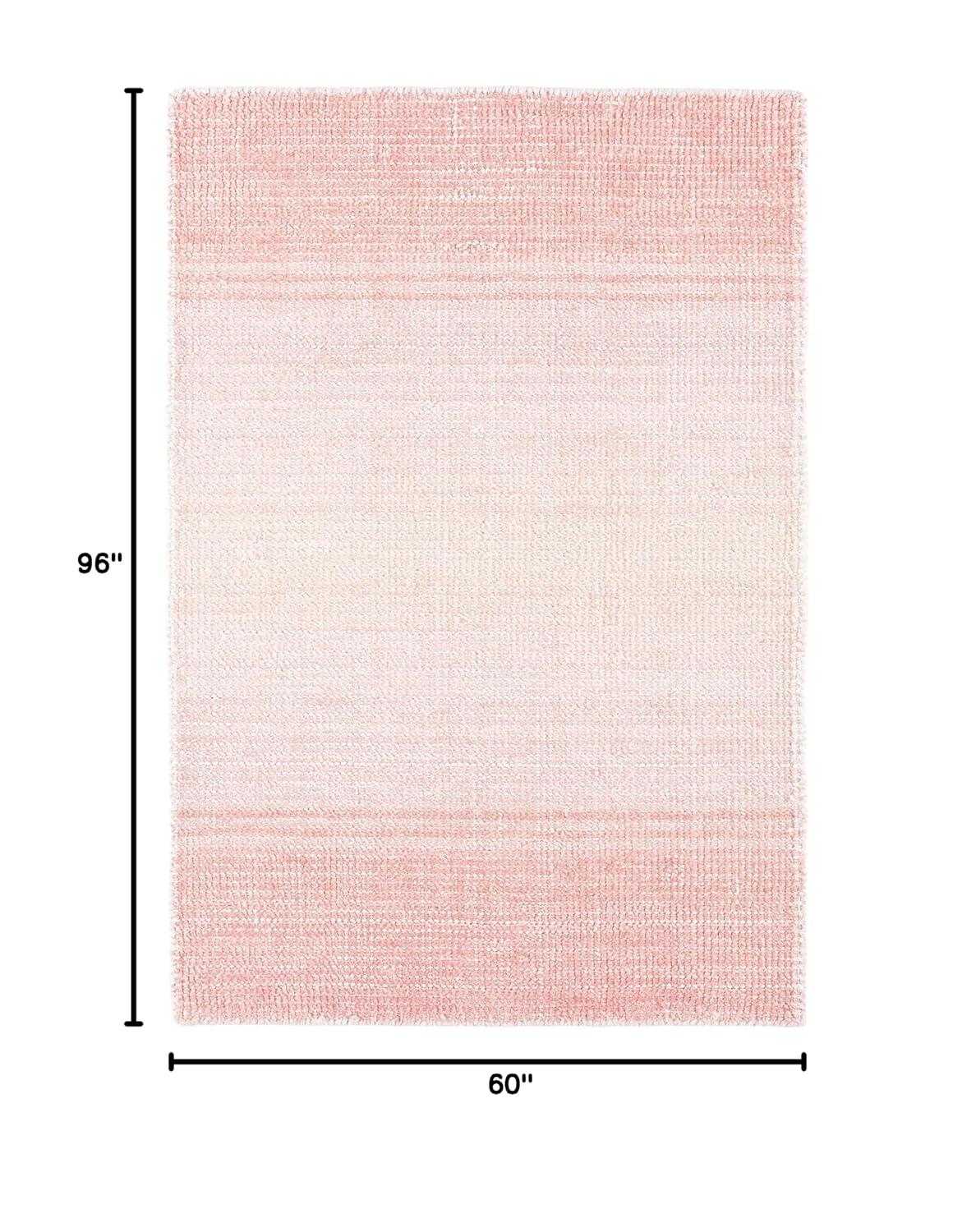 Pandora Pink Hand Loom Knotted Rug