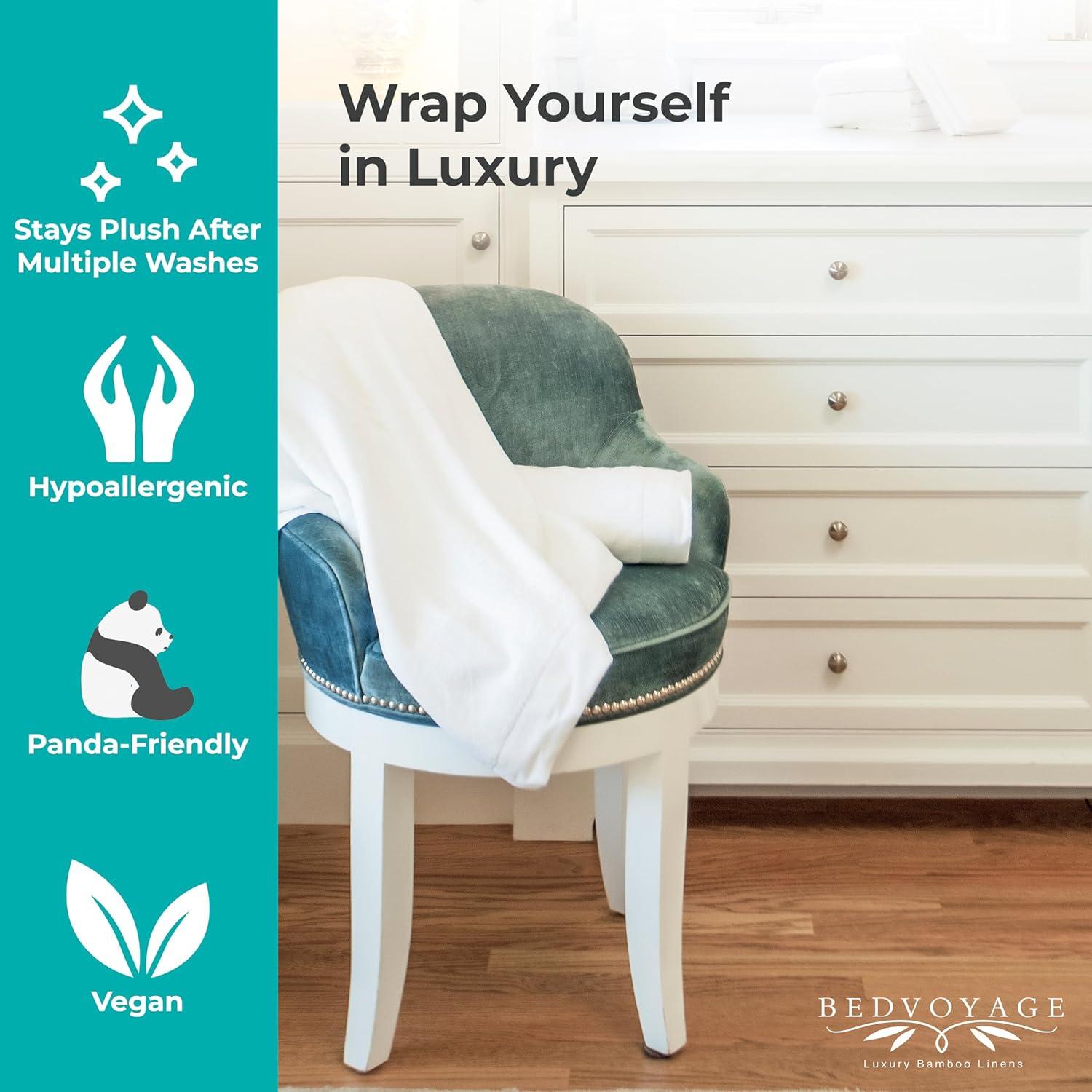 Viscose Made from Bamboo Luxury Bath Towel Indigo - BedVoyage