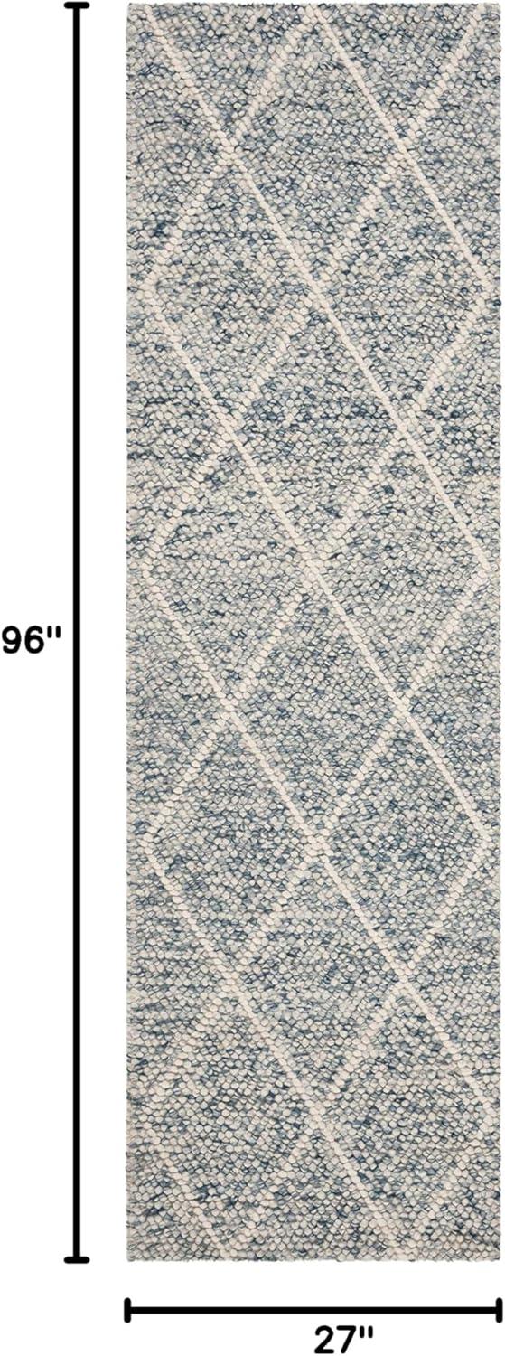 Natura NAT712 Hand Woven Indoor Runner Rug - Ivory/Blue - 2'3"x8' - Safavieh.