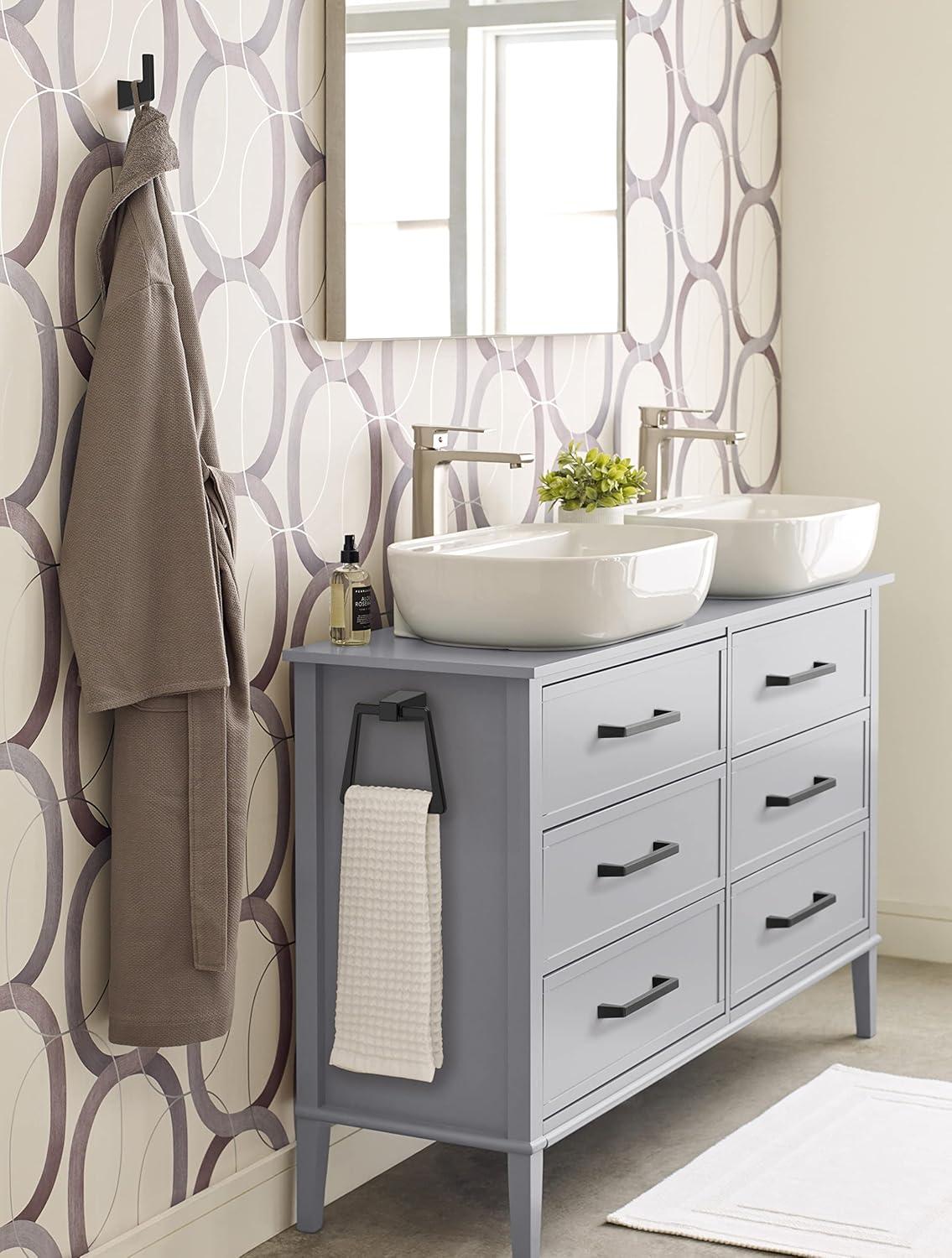 Amerock Blackrock Towel Ring BH36002MB