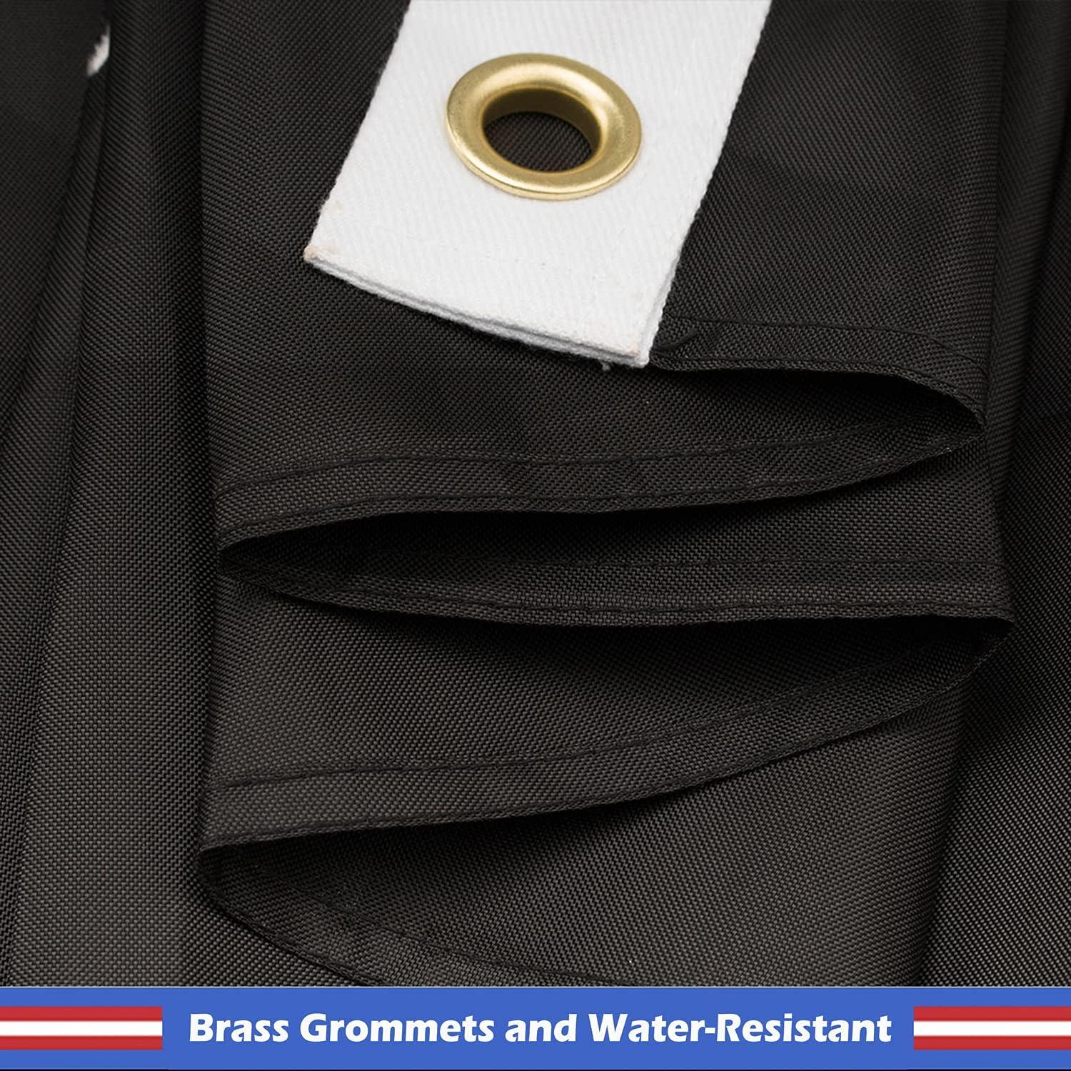 POW MIA 3x5 Nylon Flag - Double Sided and Embroidered - All Weather, Durable, Outdoor Nylon Flag - Front Line Flags