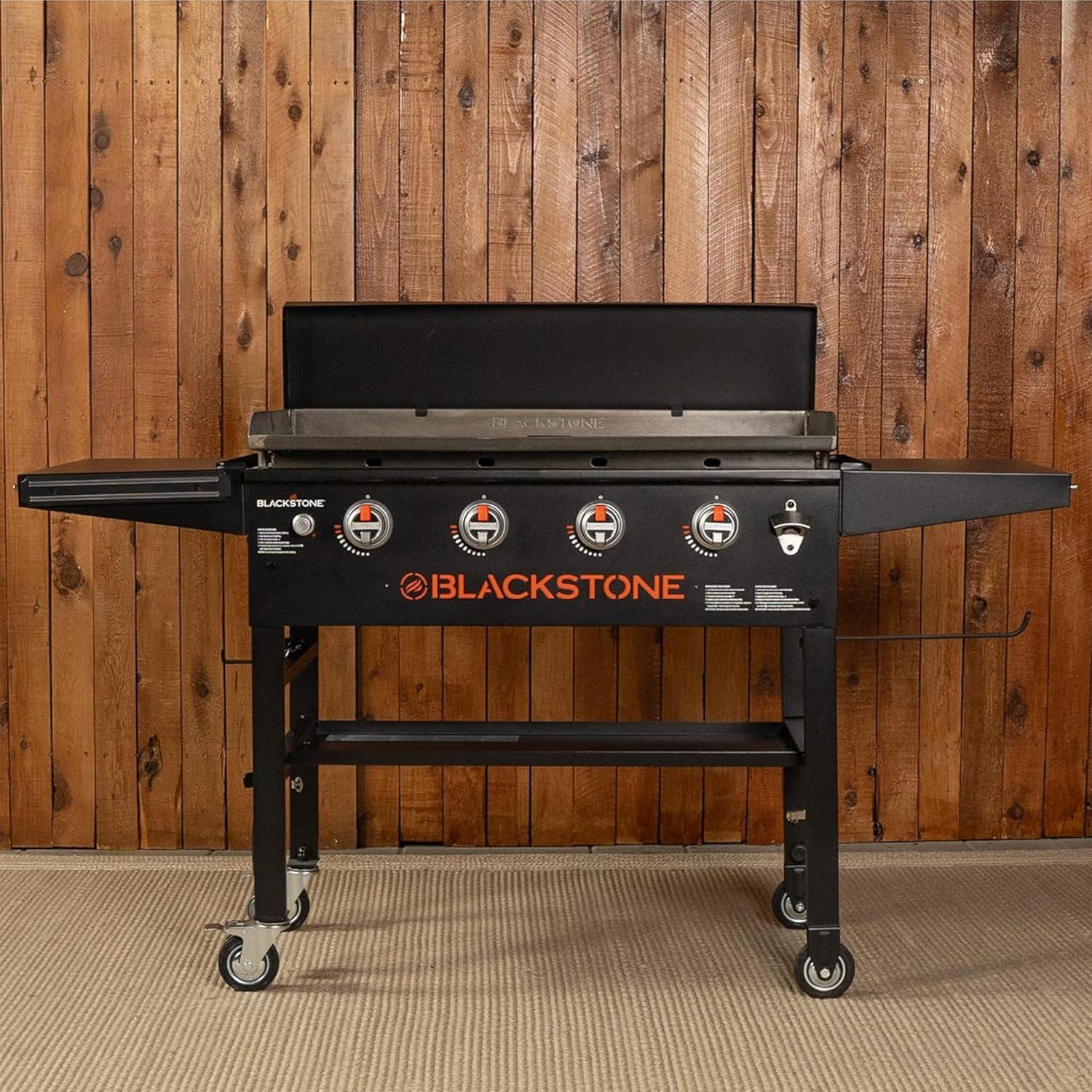 Blackstone Original 4-Burner 36" Propane Omnivore Griddle with Hard Cover