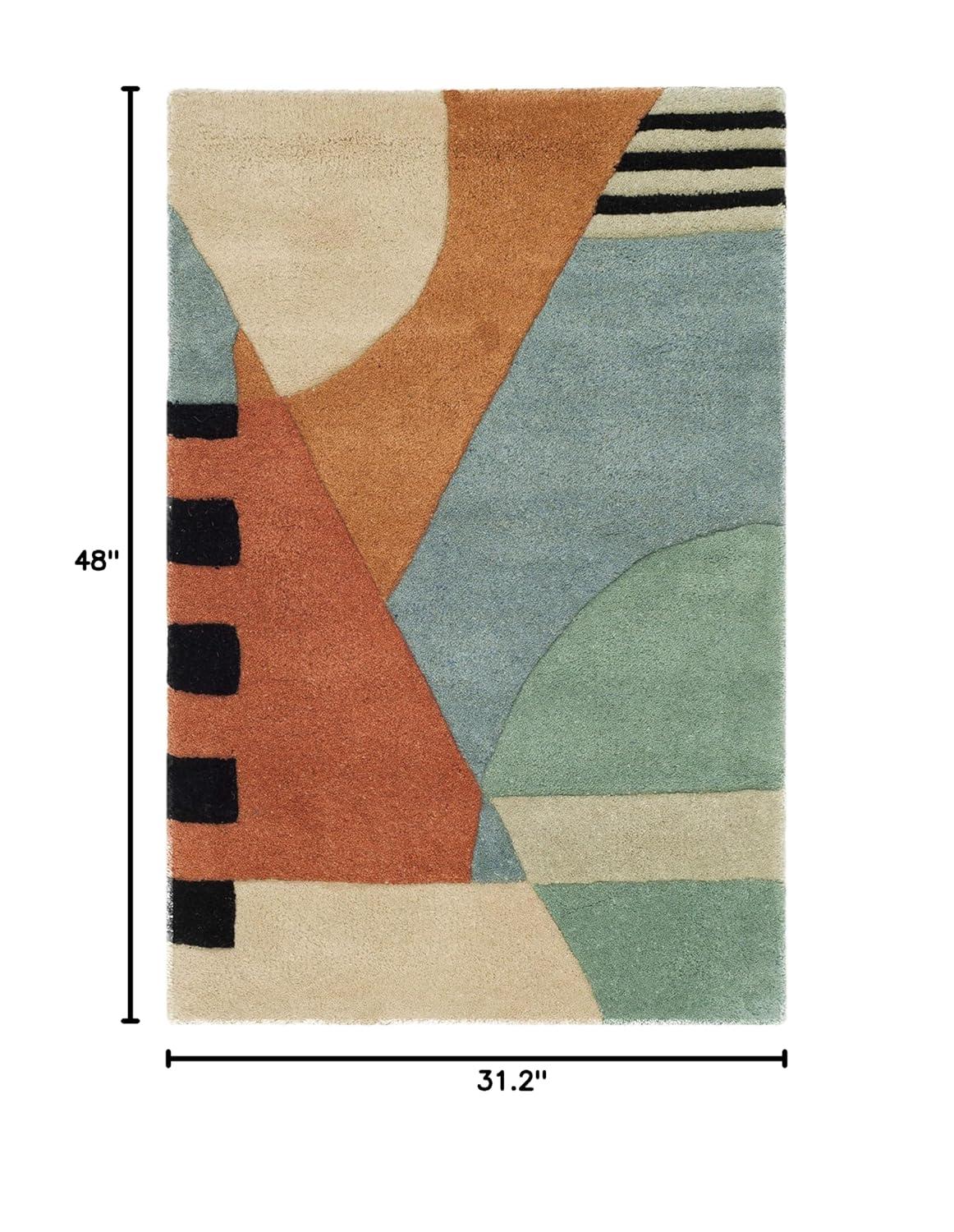 Rodeo Drive RD863 Hand Tufted Indoor Accent Rug - 2'6"x4' - Gold - Safavieh