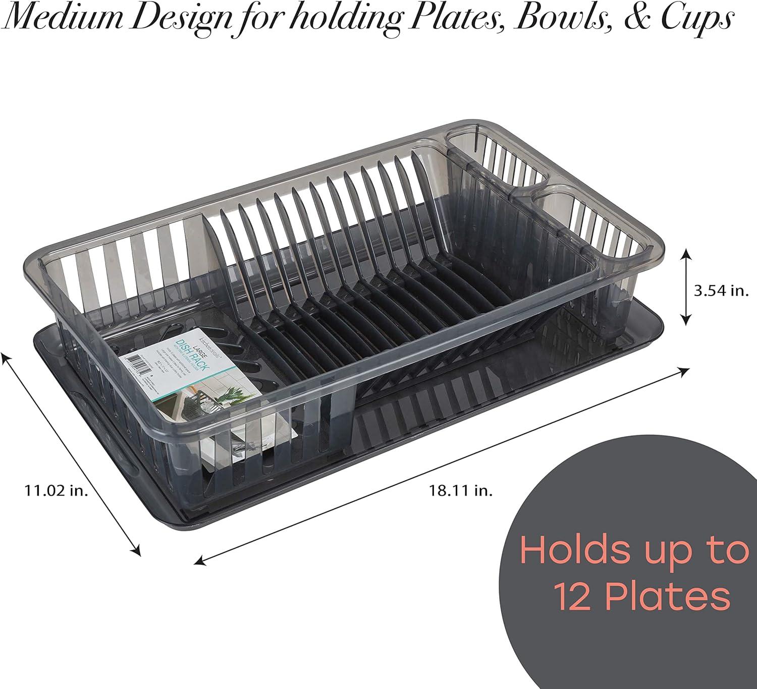 Kitchen Details Plastic In Sink Dish Rack