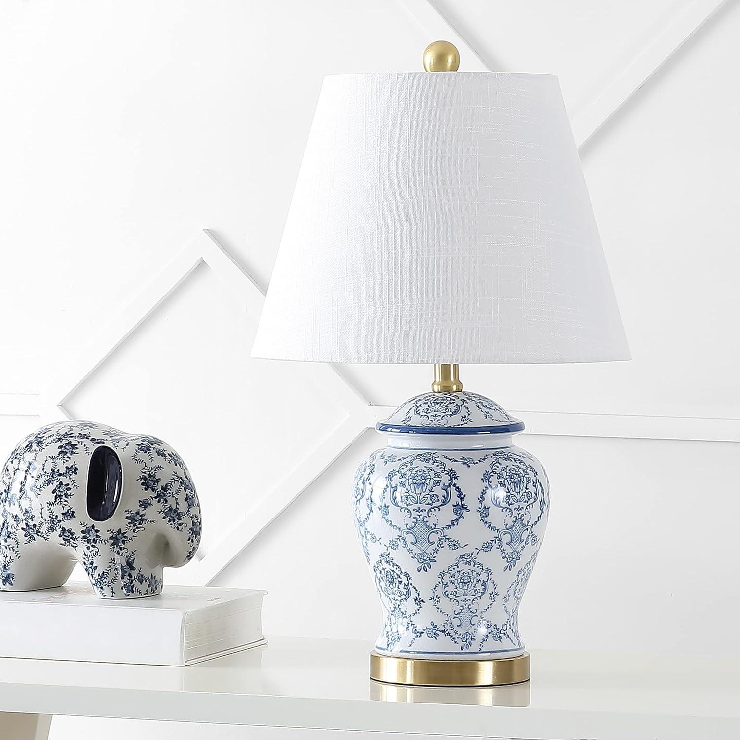 Jonathan Y Juliana Traditional Classic Chinoiserie Ceramic Led Table Lamp