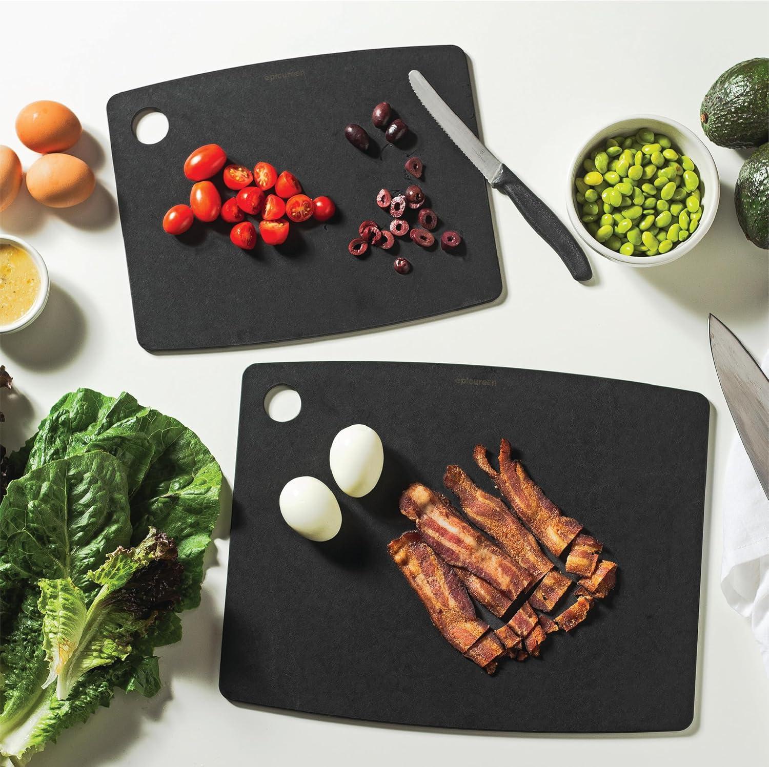 Slate Composite Wood Dishwasher Safe Cutting Board, 14.5" x 11.25"