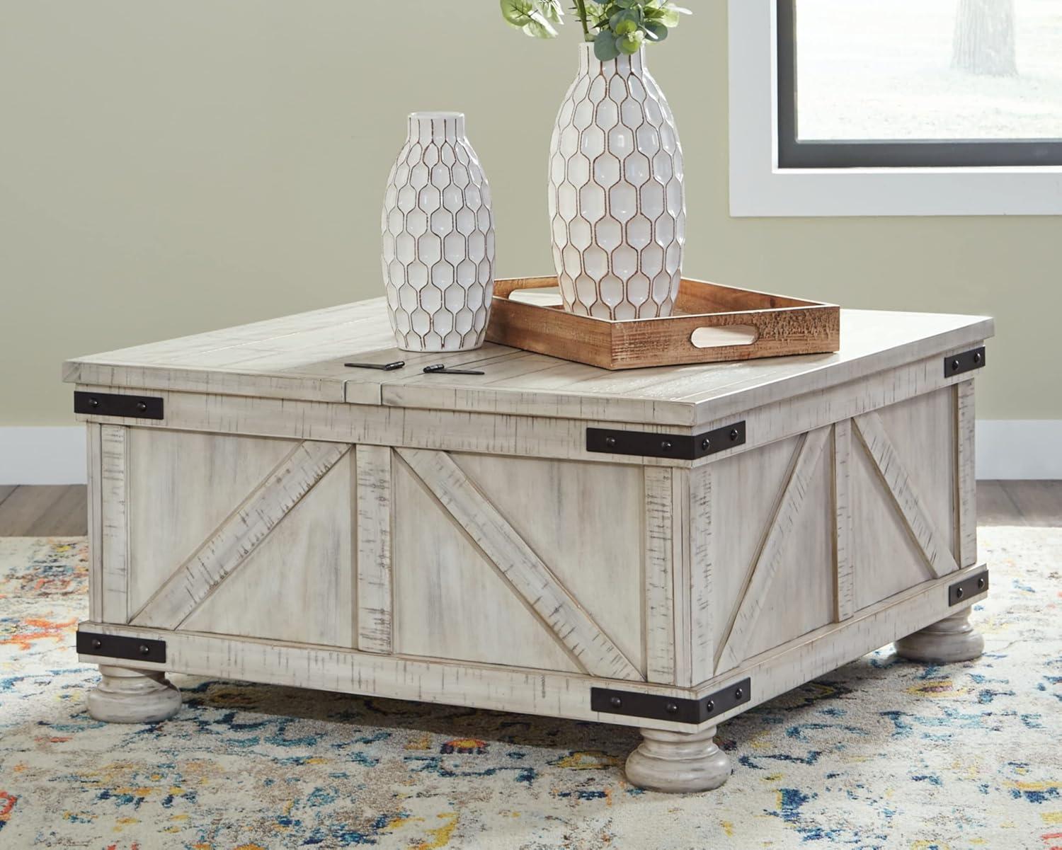 Signature Design by Ashley Casual Carynhurst Coffee Table  Whitewash