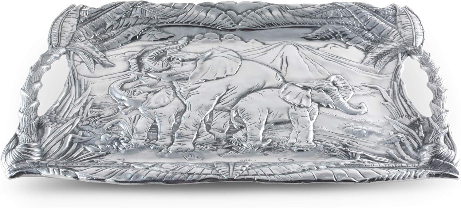 Arthur Court Designs Elephant Metal Tray
