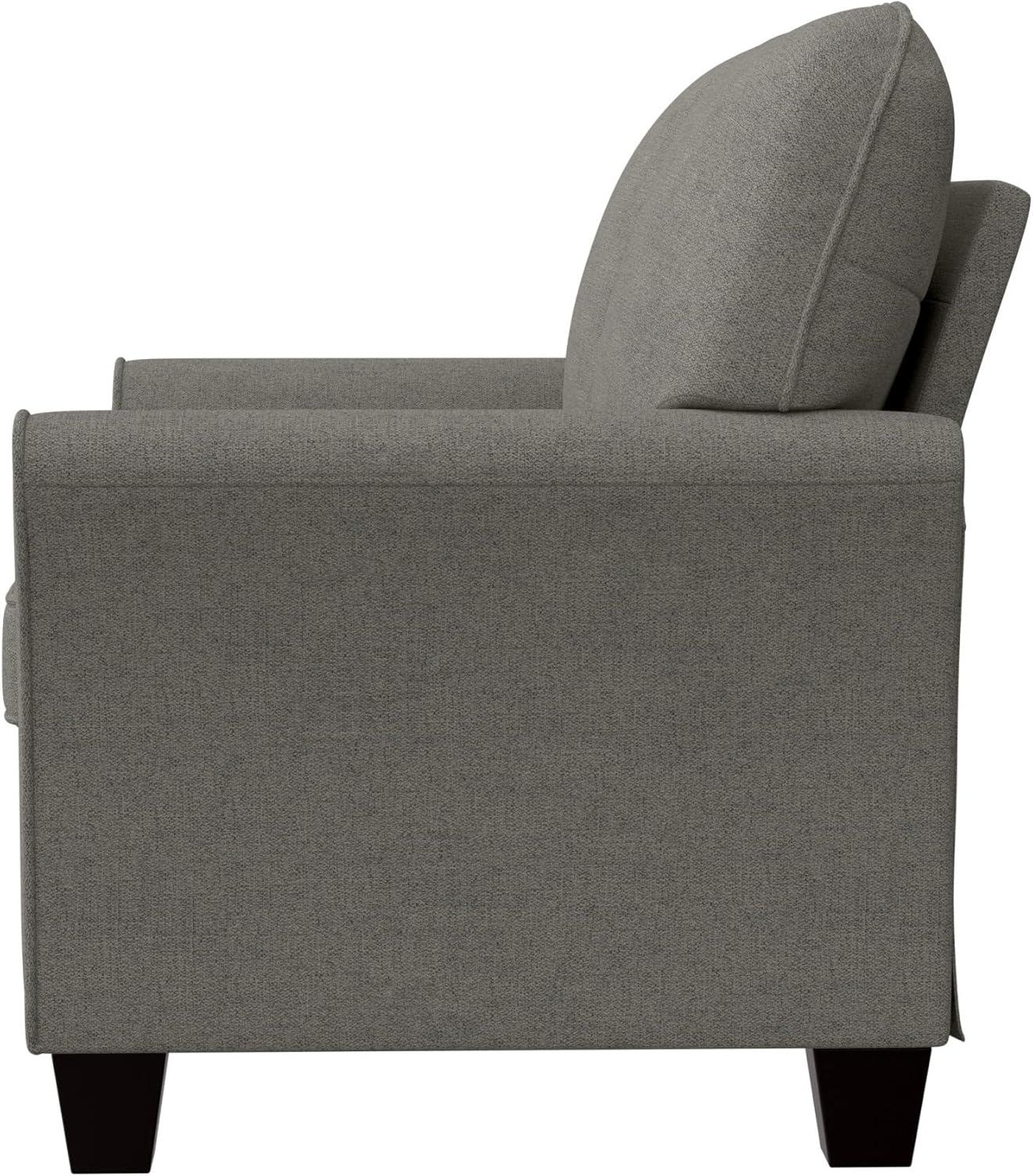 Hillsdale Furniture Lorena Upholstered Loveseat, Gray