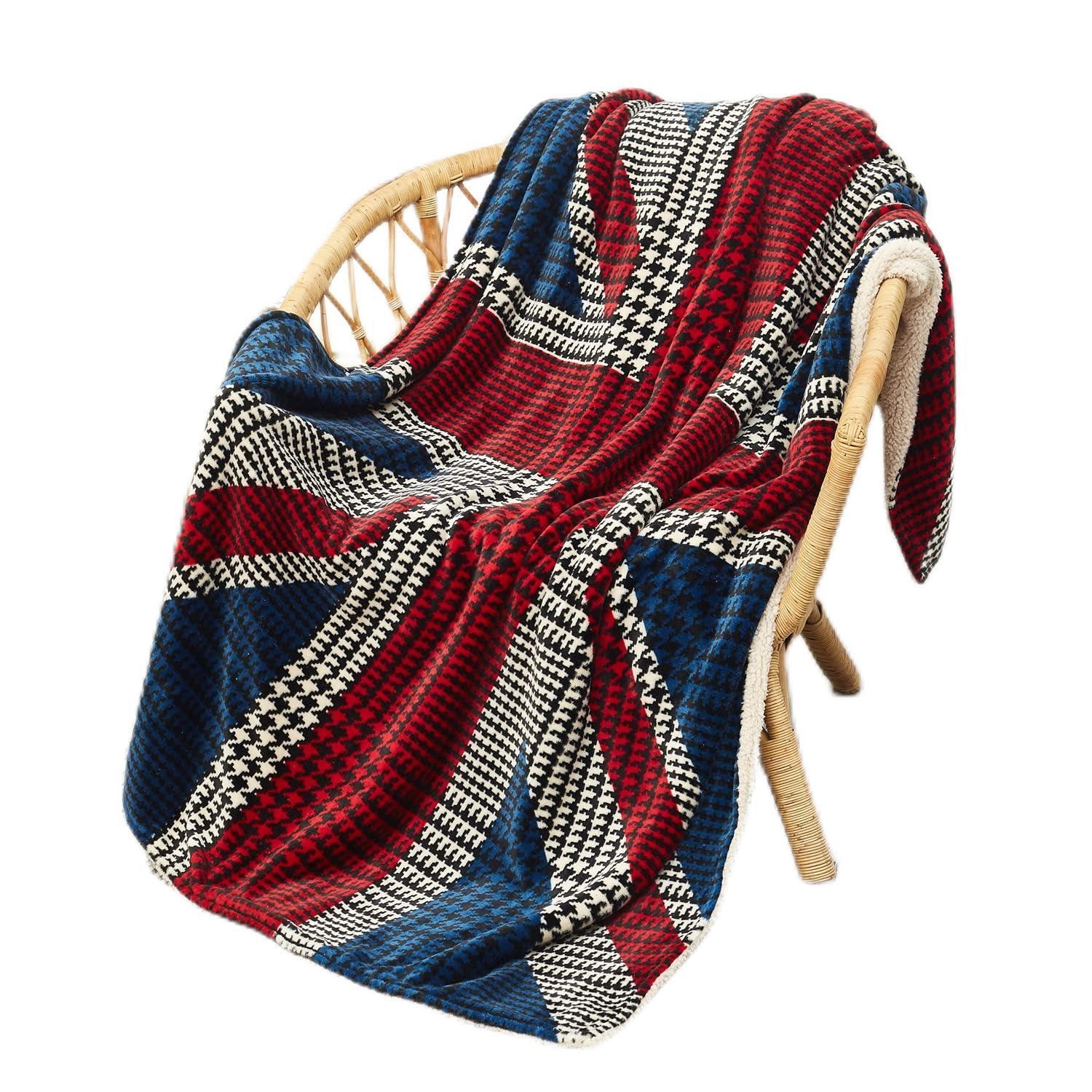 Catalonia Catalonia American National Flag Throw Blanket, 50x60 inches