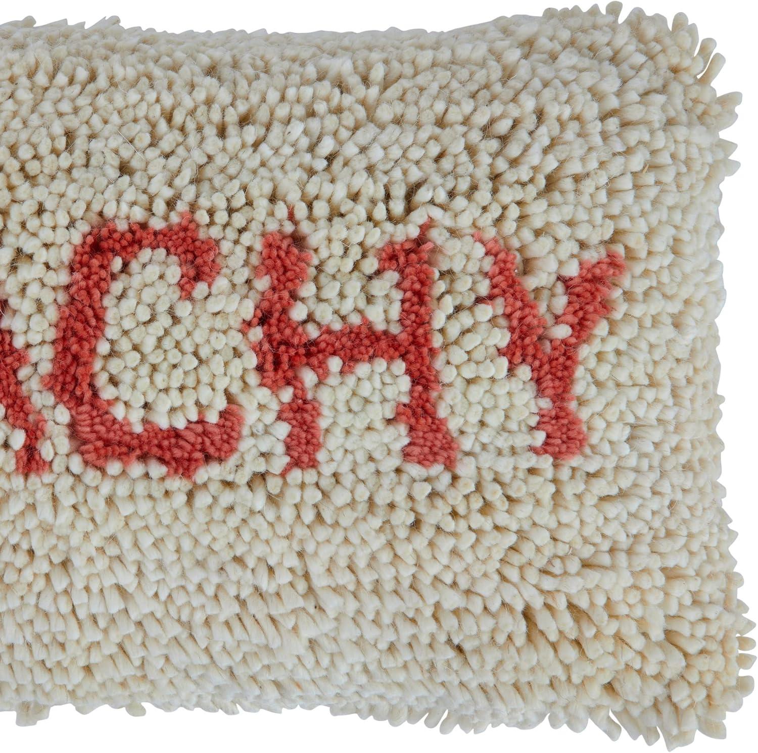 Creative Co-Op Embroidered Cotton Blend Pillow Cover