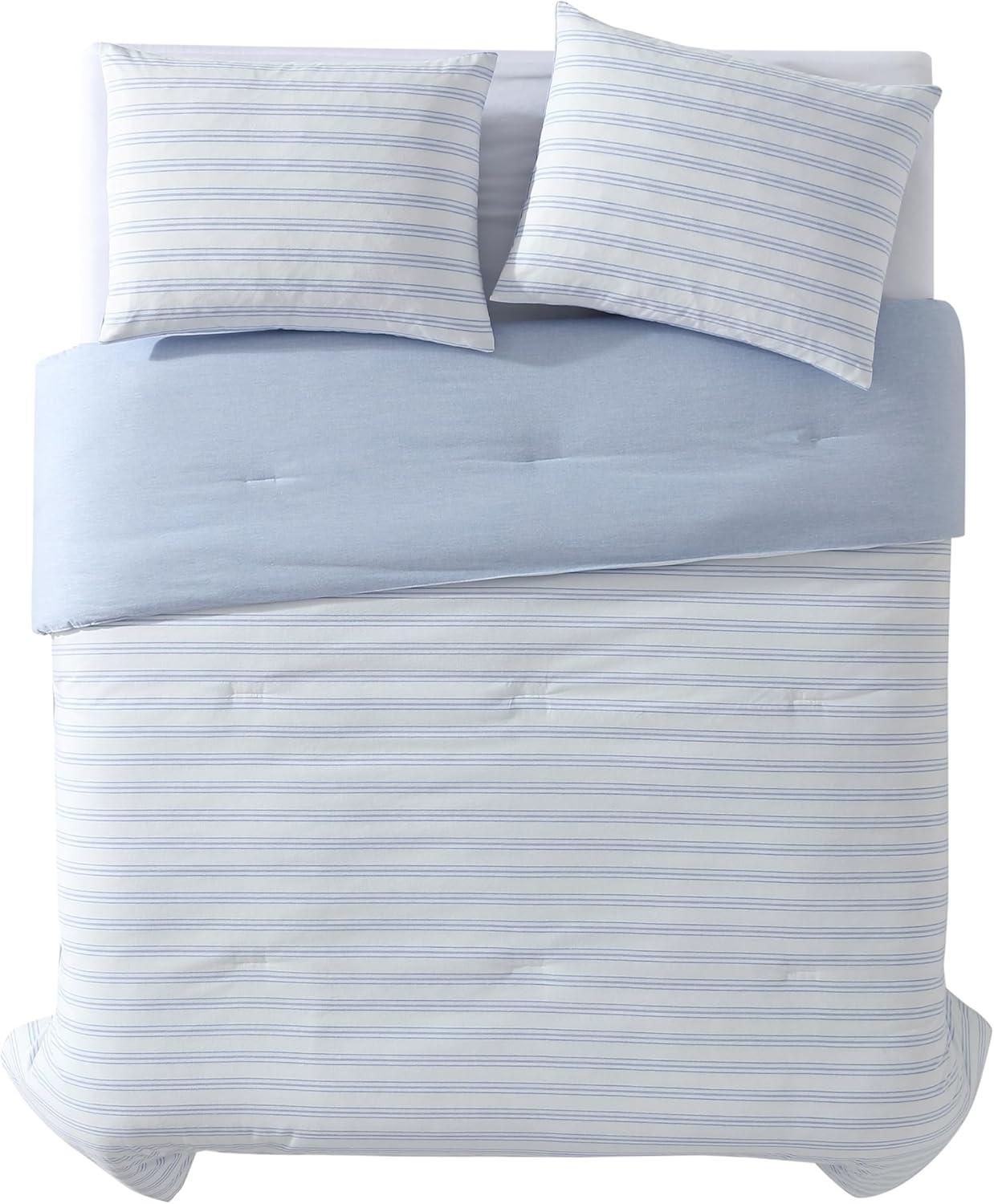 Easy Eco Cotton Blend Reversible Comforter Set