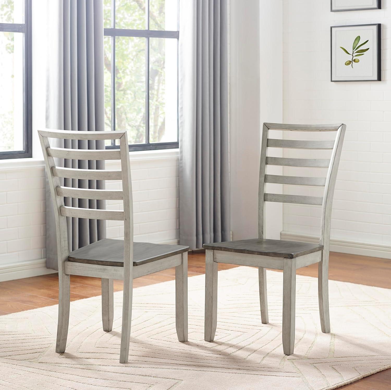 Steve Silver Abacus Set Of 2 Side Chair With Smoky Honey Finish CU500S