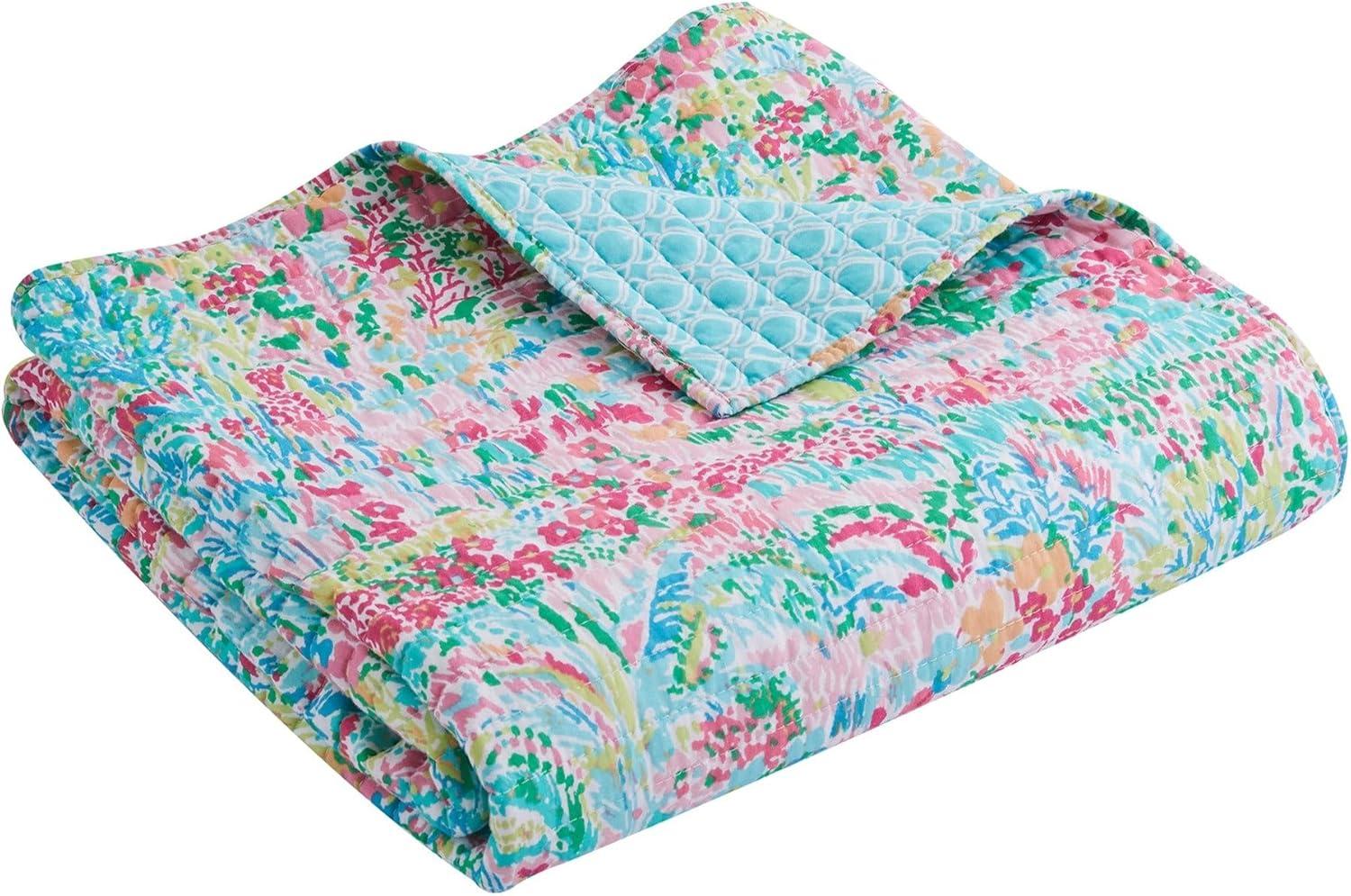 Karola Floral Quilted Throw - Levtex Home