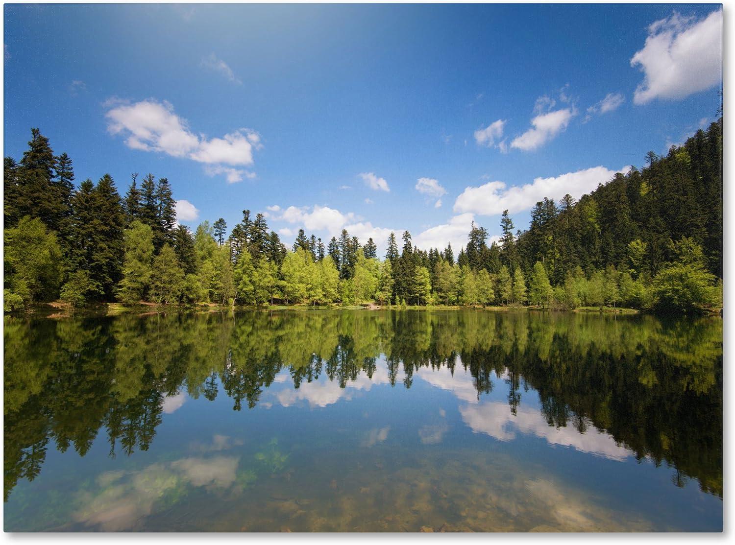 Trademark Fine Art "Lake Maix" by Philippe Sainte-Laudy Photographic Print on Wrapped Canvas