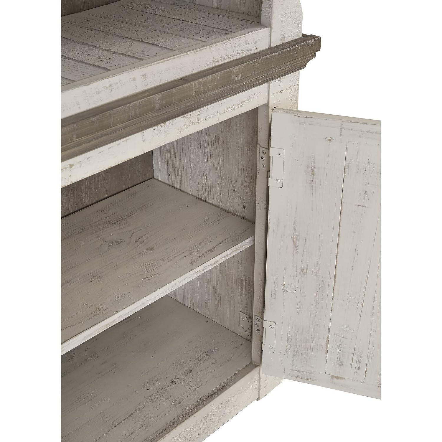 Signature Design by Ashley Casual Havalance Right Pier Cabinet  Two-tone