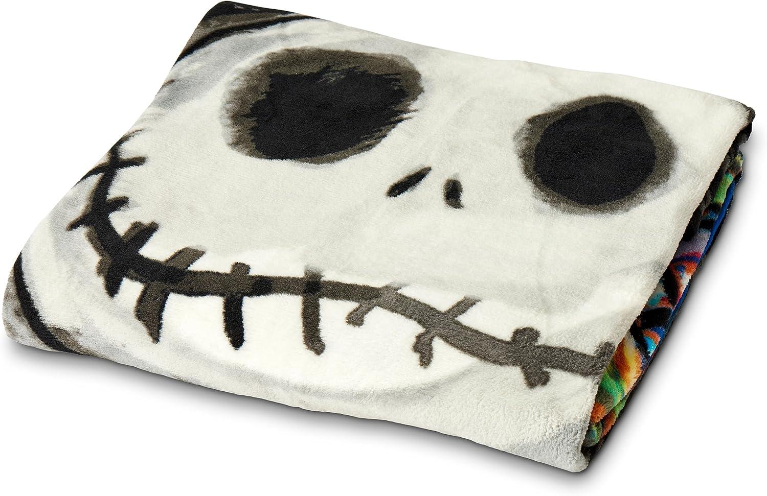 Disney The Nightmare Before Christmas Throw, Micro Raschel, 46x60, Multicolor, 1 Each