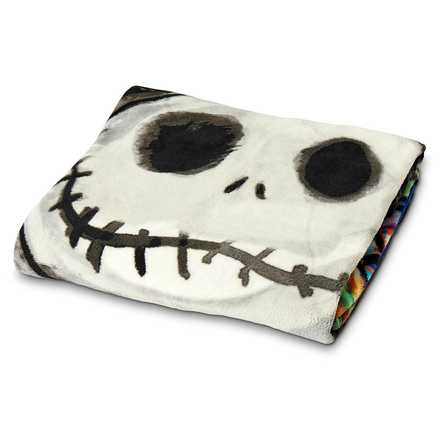 Disney's The Nightmare Before Christmas, "Dark Creep" Micro Raschel Throw Blanket, 46" x 60", Multi Color