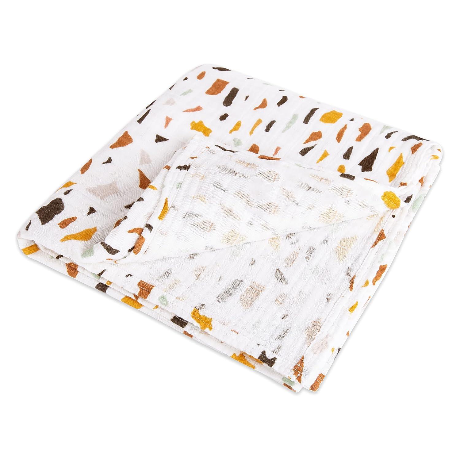 babyletto Terrazzo Muslin Swaddle | Birch Lane
