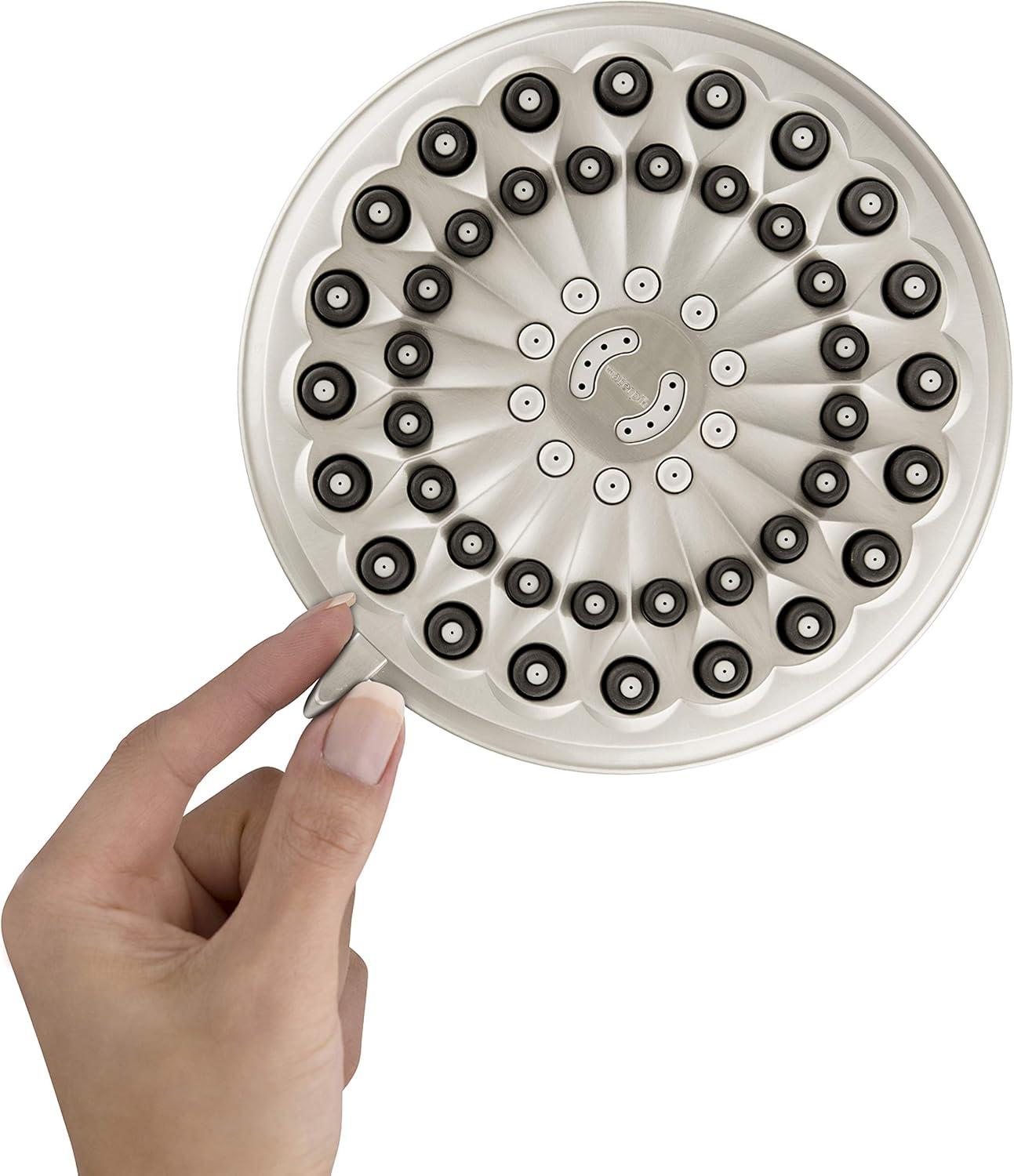 Waterpik 6-Spray Showerhead with PowerPulse in Brushed Nickel