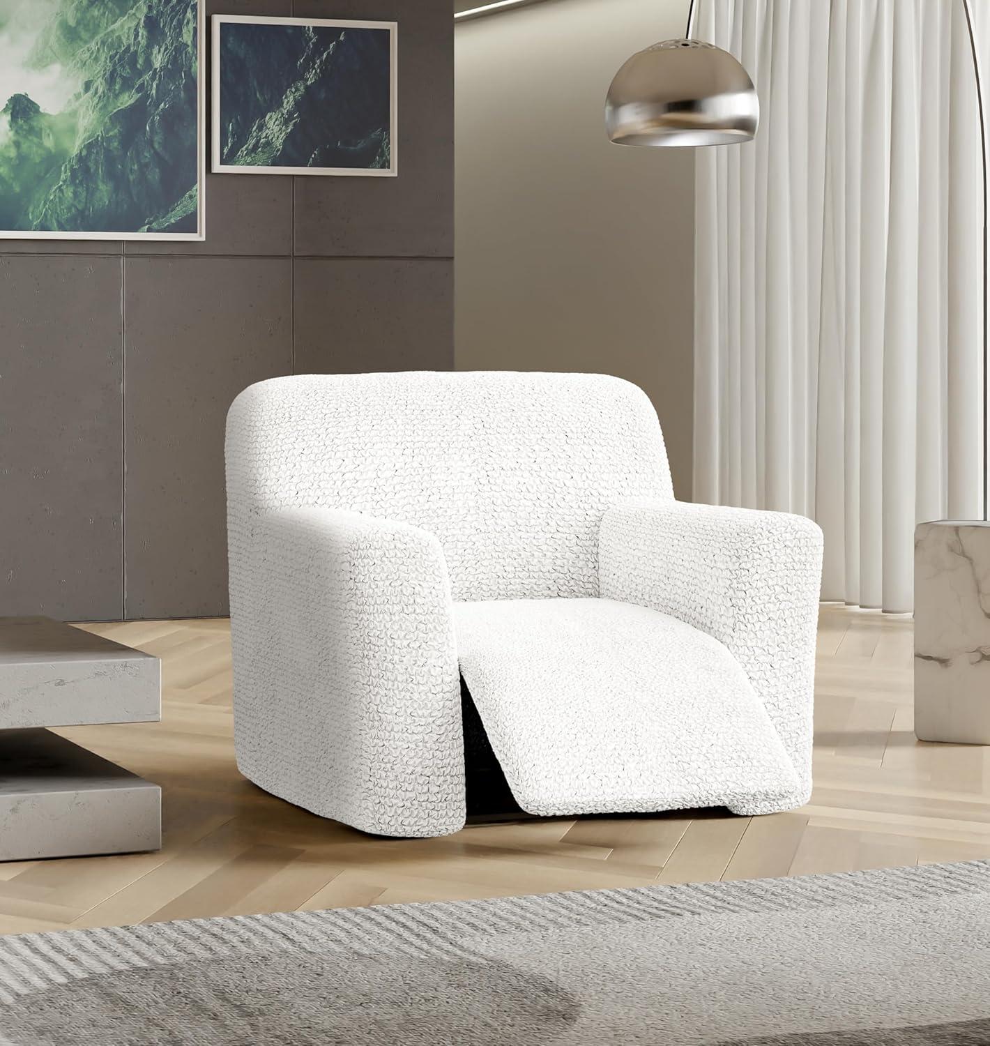 Stretchy Slipcover for Recliner Armchair - Easy to Clean & Durable - Microfibra Collection