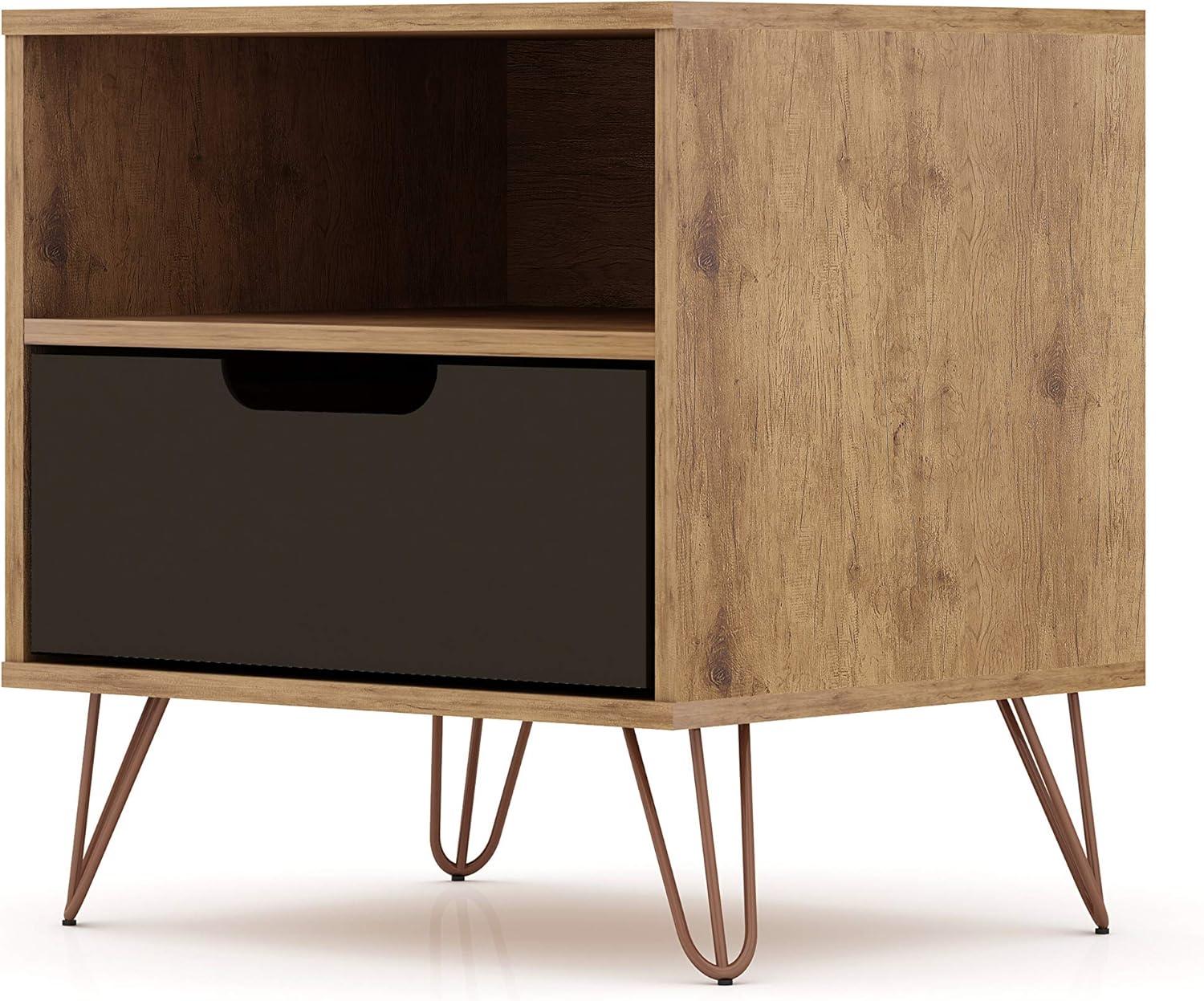 1.0 Rockefeller Nightstand - Manhattan Comfort