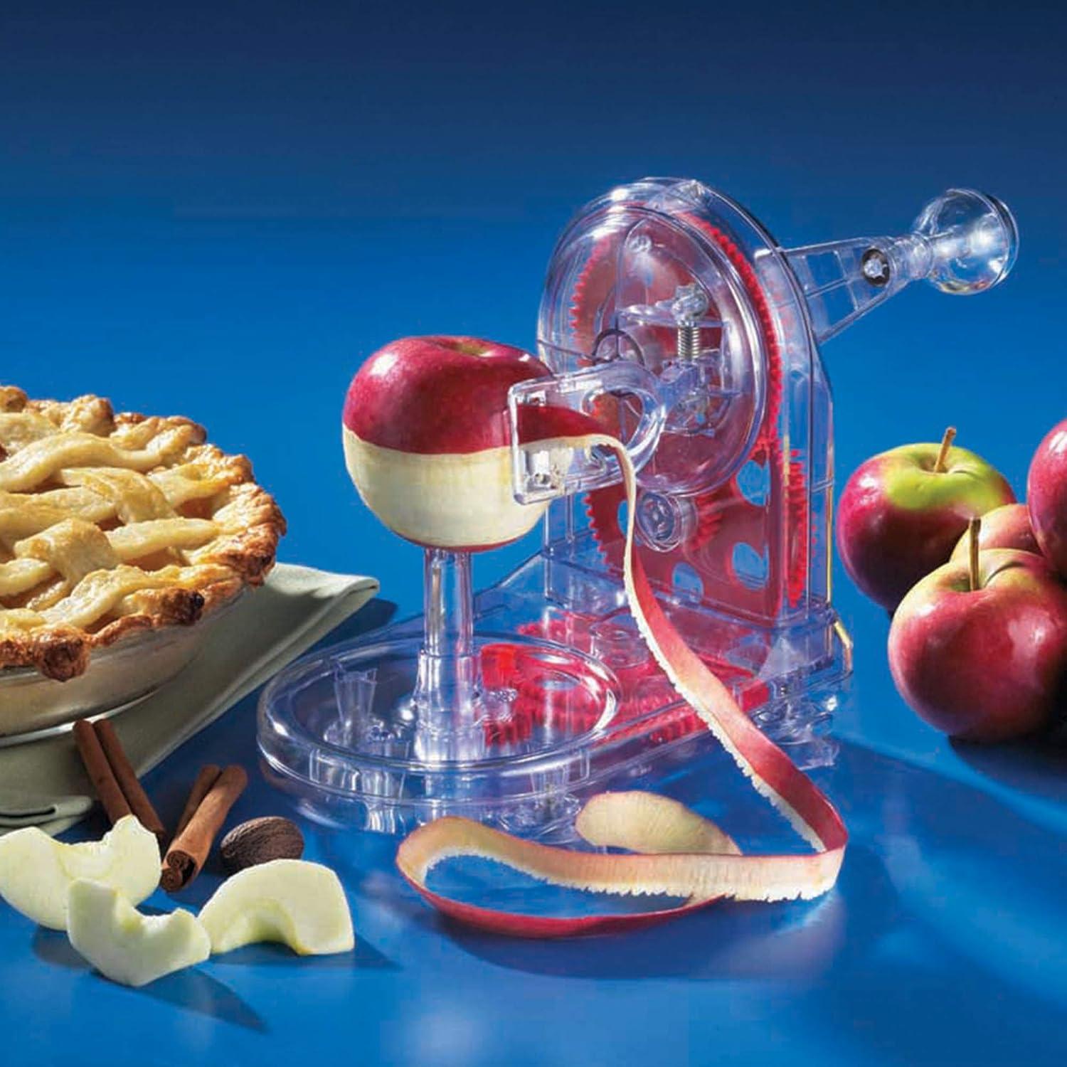 Transparent Plastic Apple Peeler with Corer Slicer