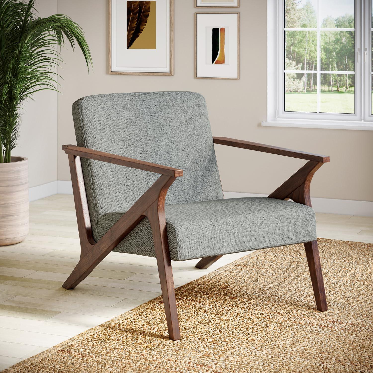 Glenwillow Home 30" Wide Grove MCM Wood Frame Upholstered Accent Chair