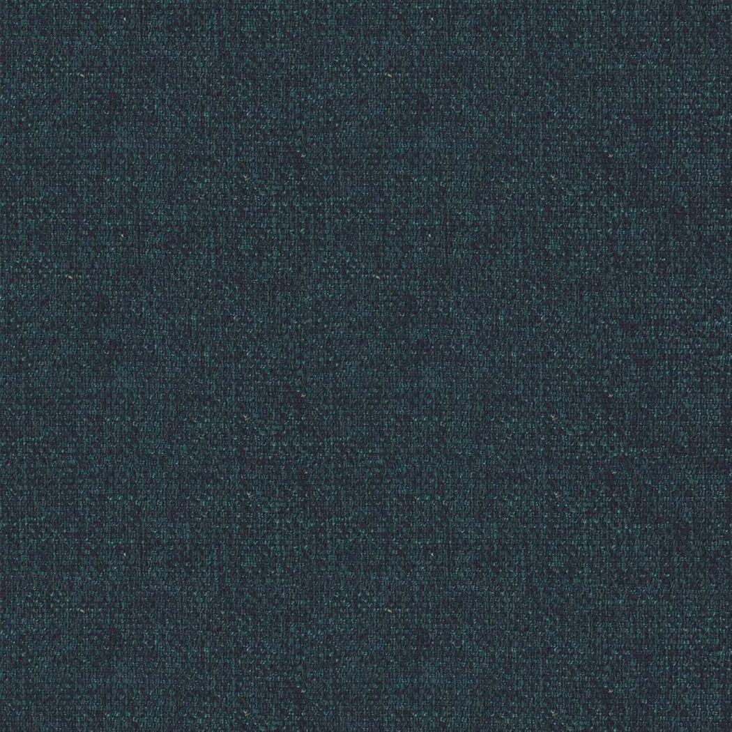 Cocktail Storage Bench Navy - HomePop: Upholstered, Tufted, Wood Base, Honey Oak Finish