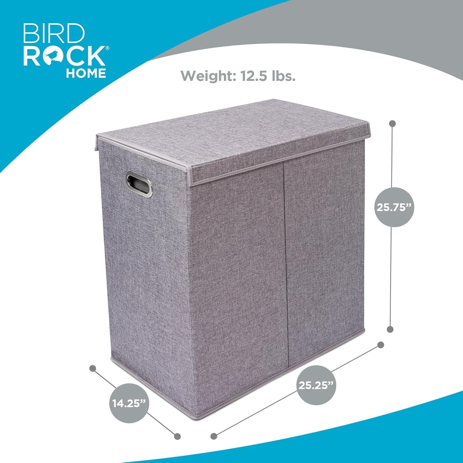 BirdRock Home Fabric Laundry Sorter with Handles