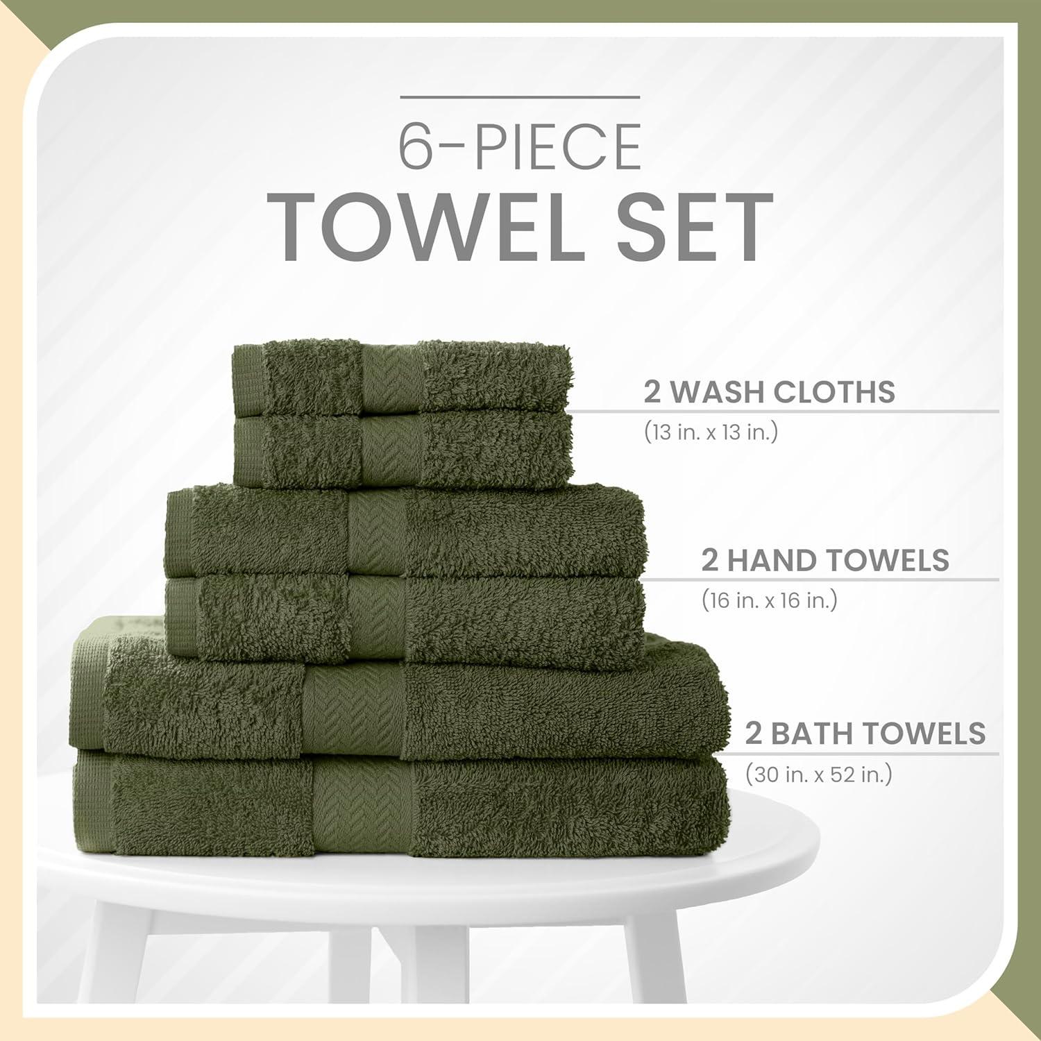 Martex Martex Ringspun 6-Piece Towel Set