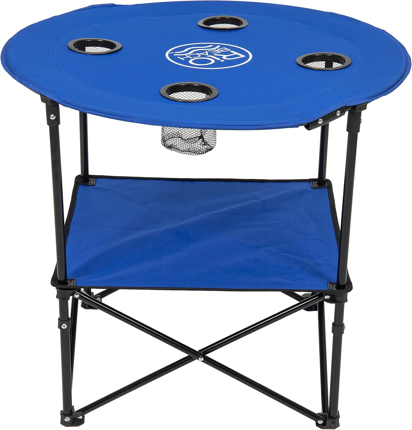 28" diameter material round portable  table