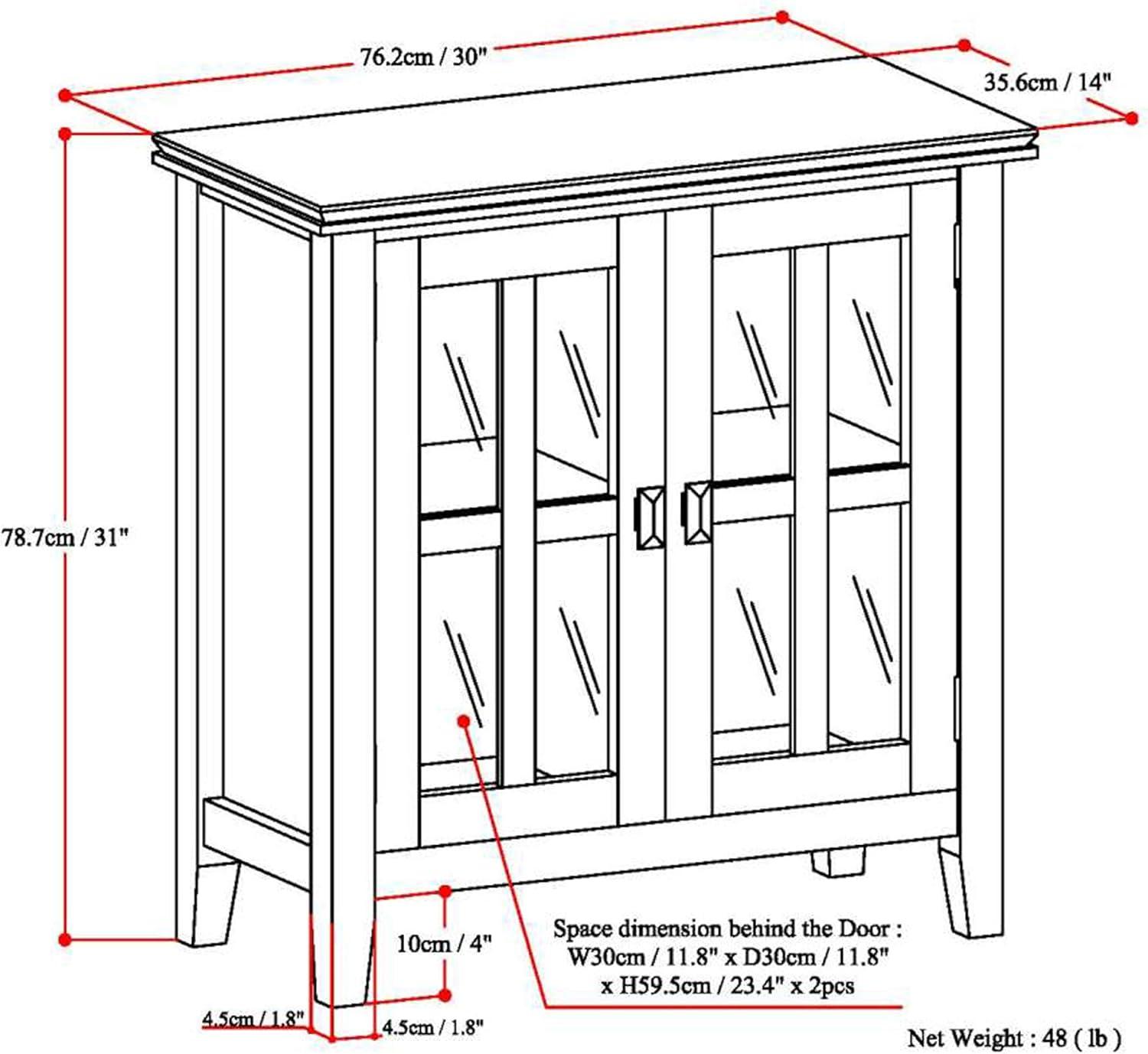 Artisan Solid Wood Accent Cabinet