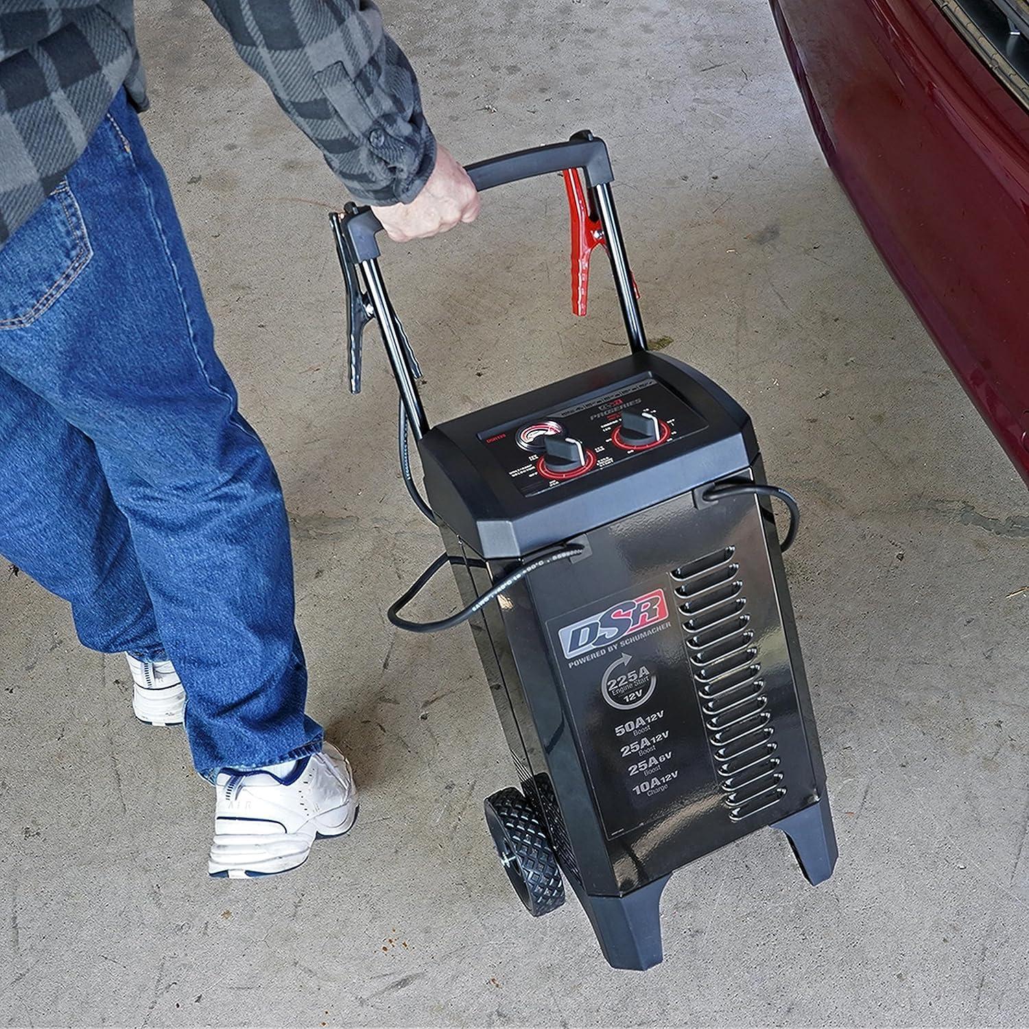 Schumacher Electric DSR139 225/50/25/10 Amps 6/12 Volts Manual Wheel Battery Charger