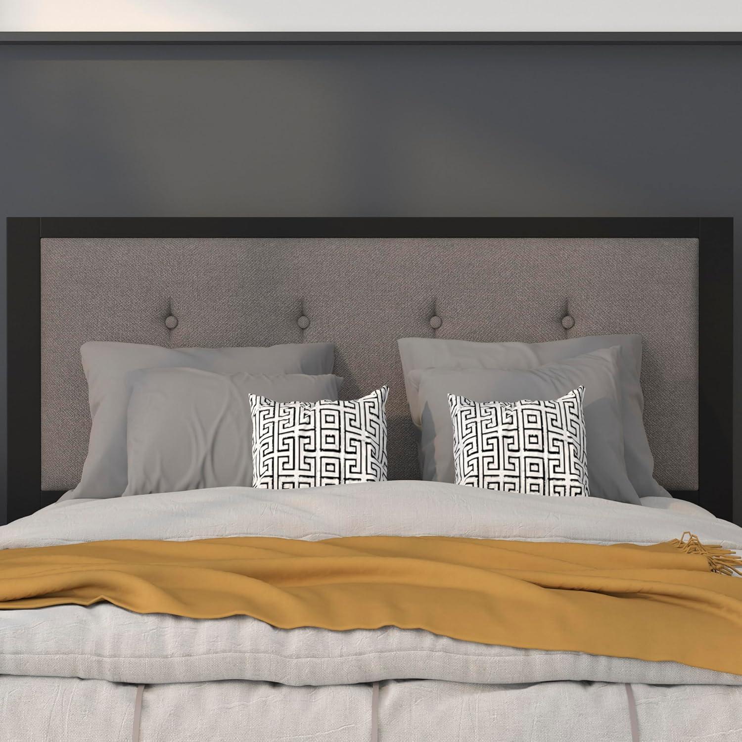 Flash Furniture Bristol Metal Tufted Upholstered Headboard - Modern Headboard