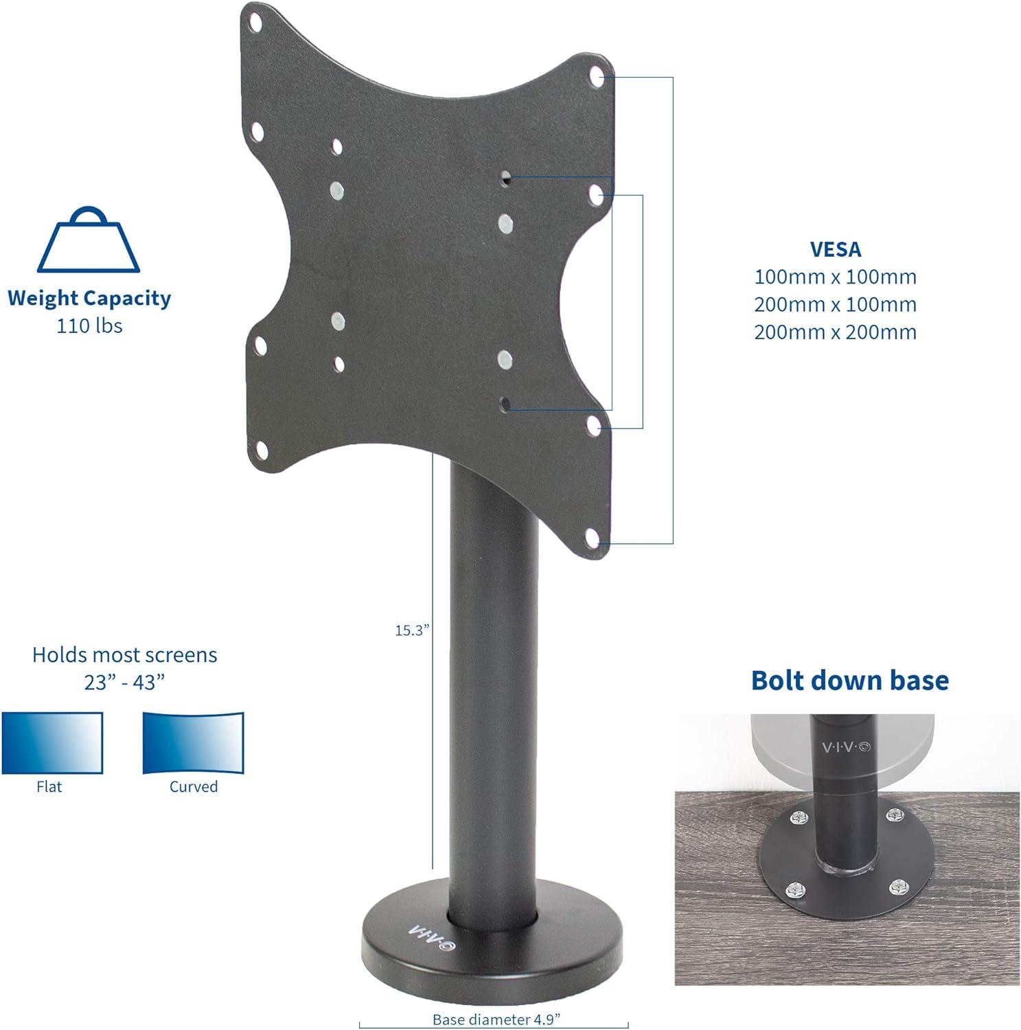 Bolt-Down TV Mount