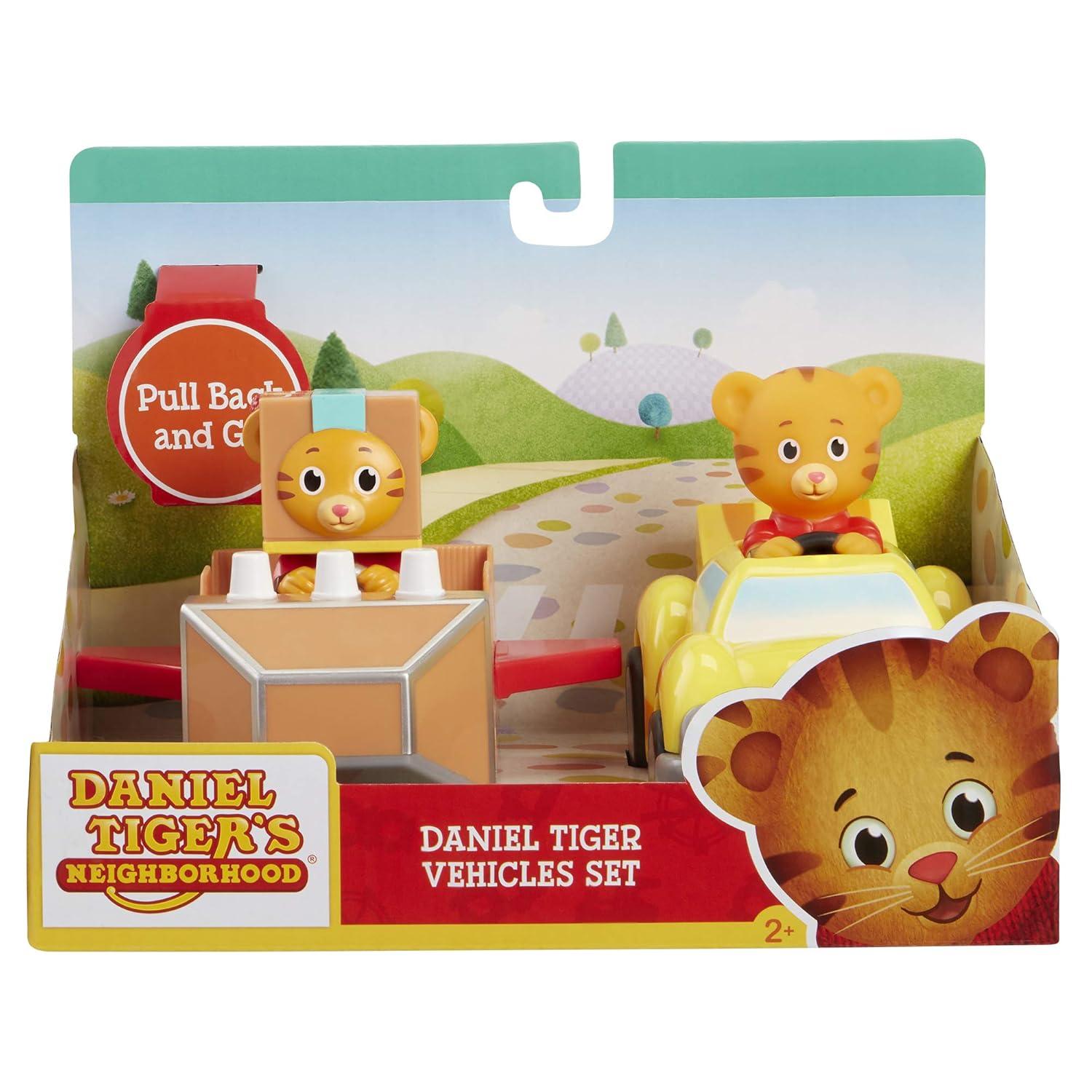 Daniel Tiger's Neighborhood Tigertastic Car & Rocket Vehicle Playset