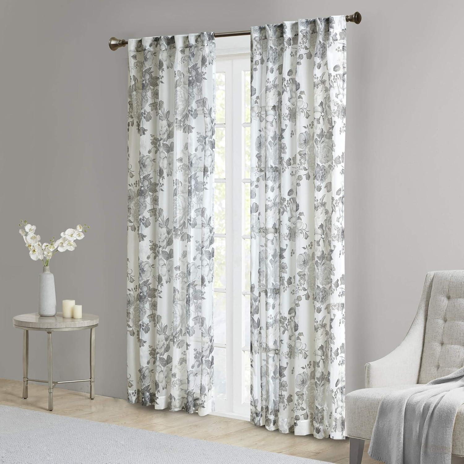 Madison Park Simone Marcus Sheer Curtain Panel