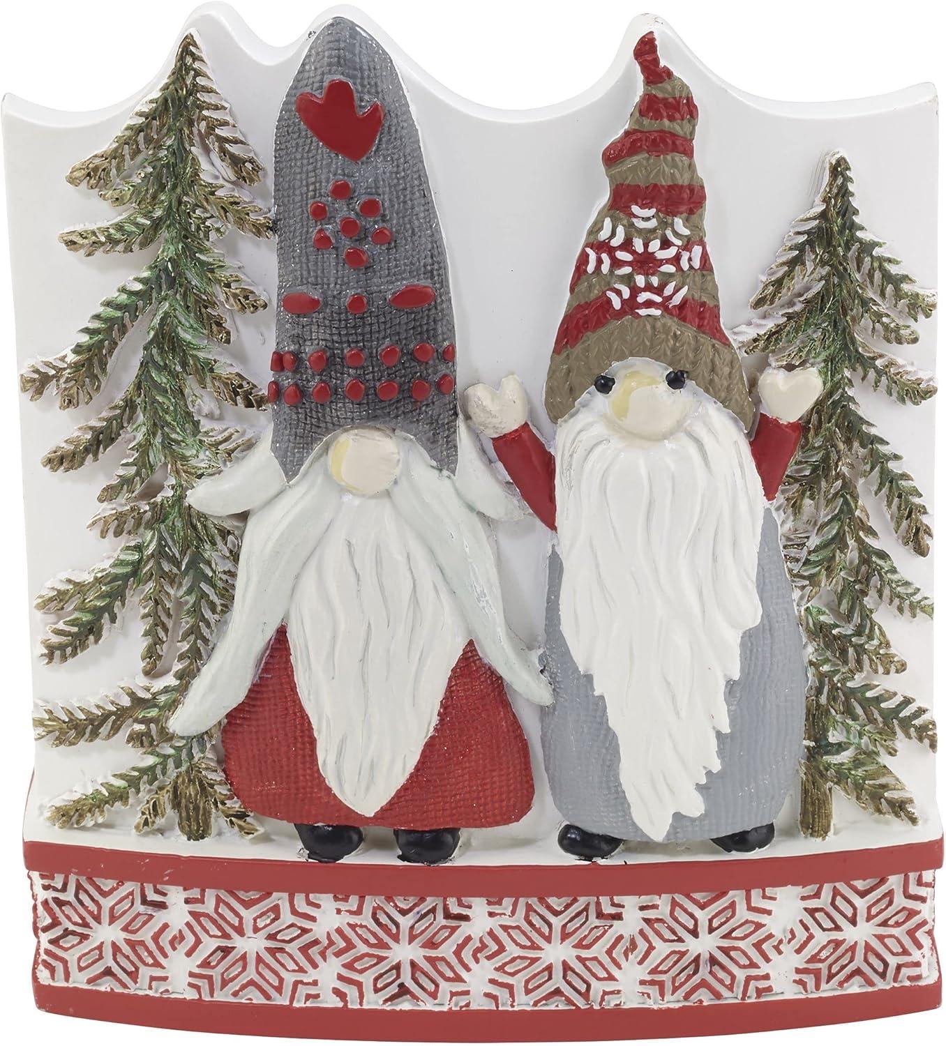 Festive Christmas Gnomes Resin Toothbrush Holder