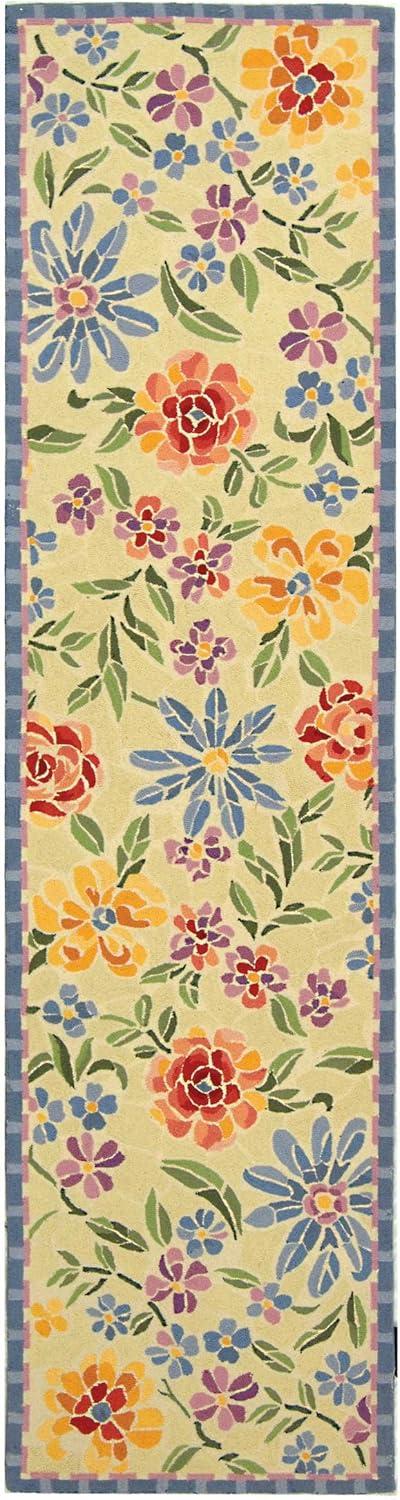 Chelsea HK214 Handmade Runner Rug - 2'6"x10' - Ivory - Safavieh