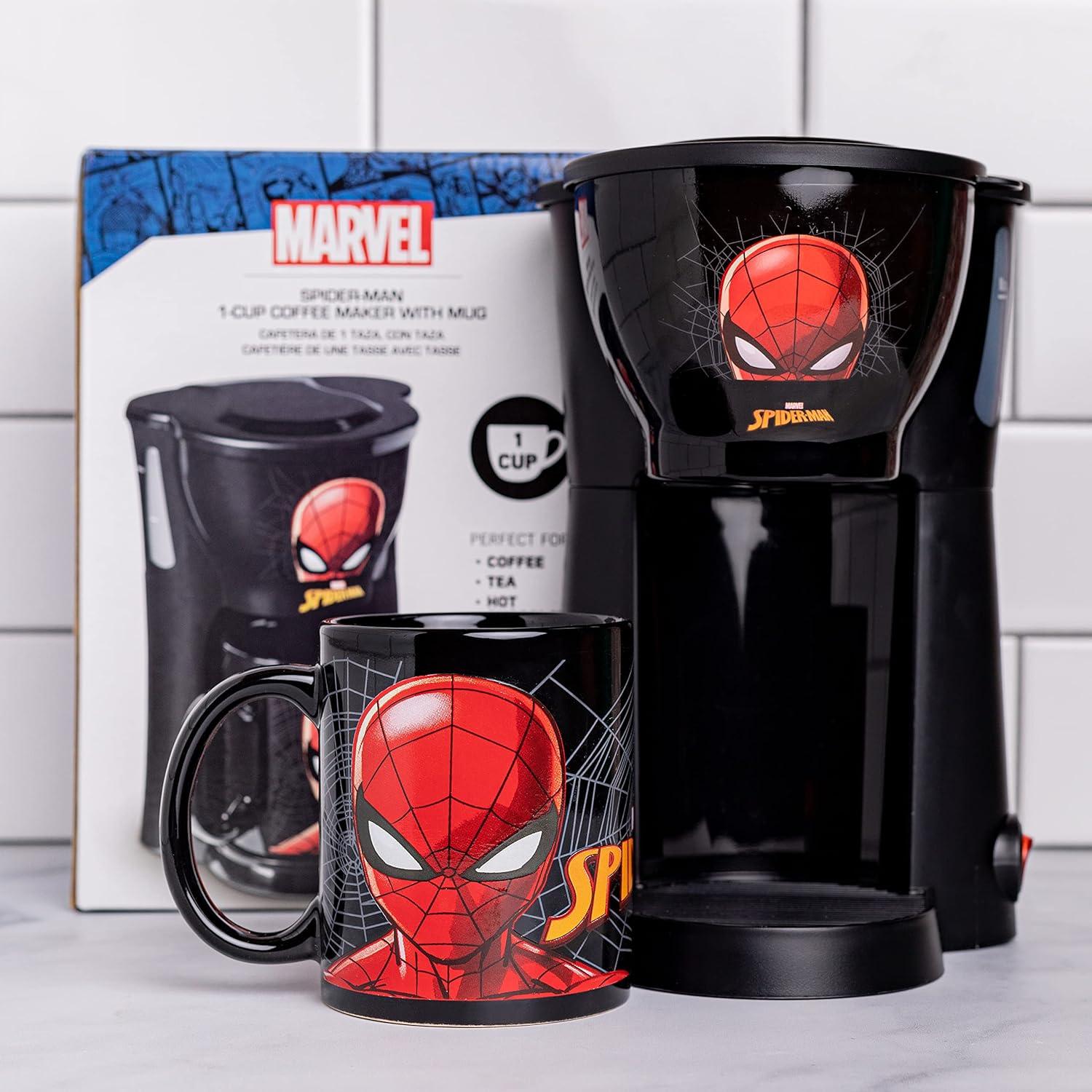 Uncanny Brands Marvel Spider-Man Coffee Maker Set