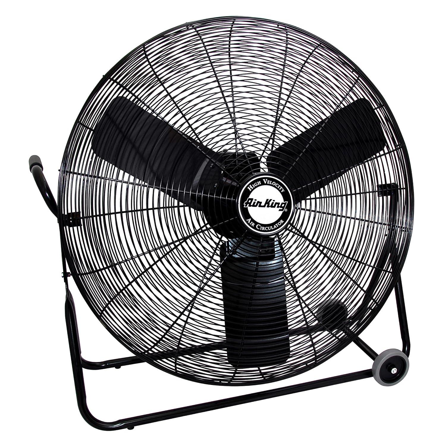 Air King Air King 3-Speed Indoor Industrial Open Motor Pivoting Floor Fan