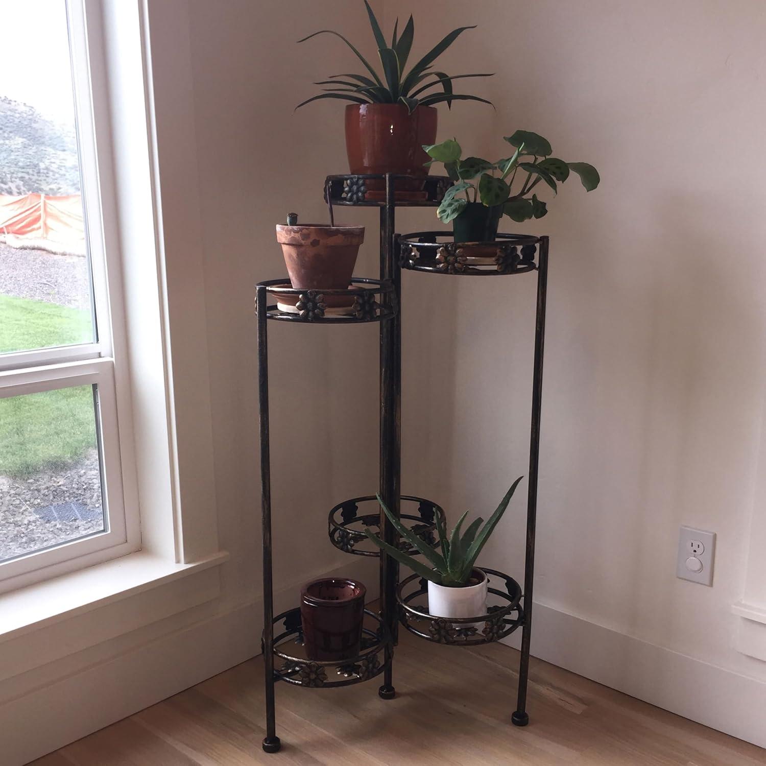 SunnyDaze Decor Metal Weather Resistant Plant Stand