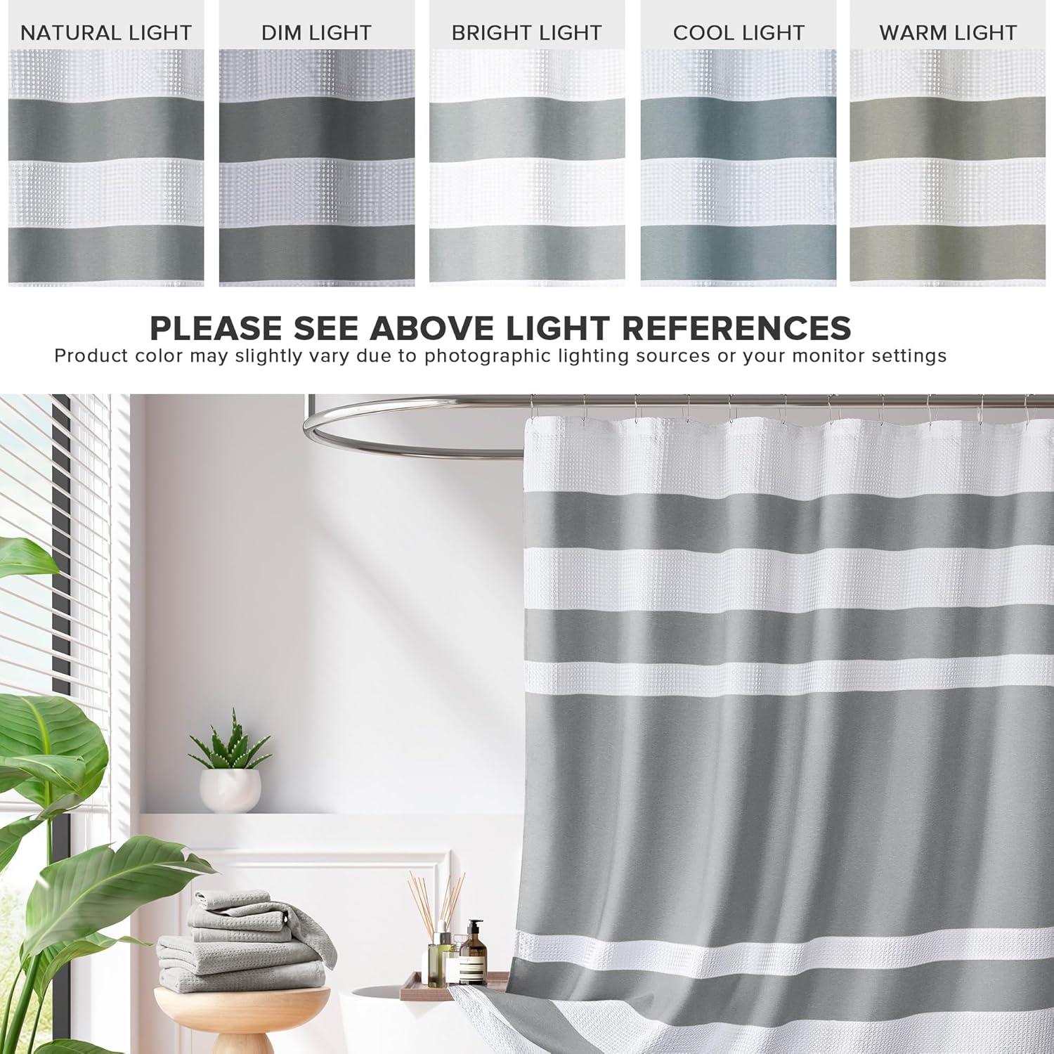 Striped Single Shower Curtain