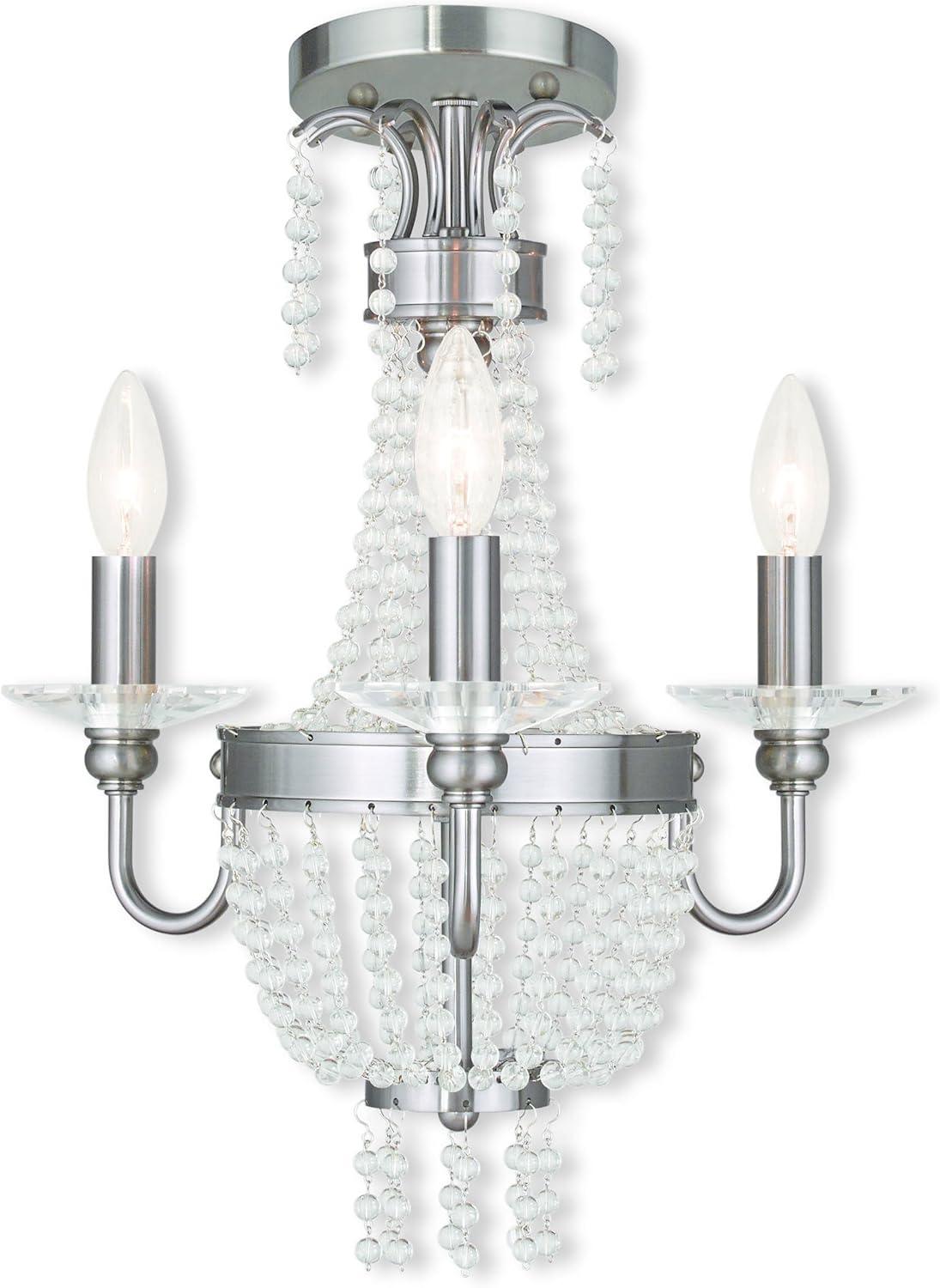 Livex Lighting - Valentina - 3 Light Convertible Mini Chandelier in French