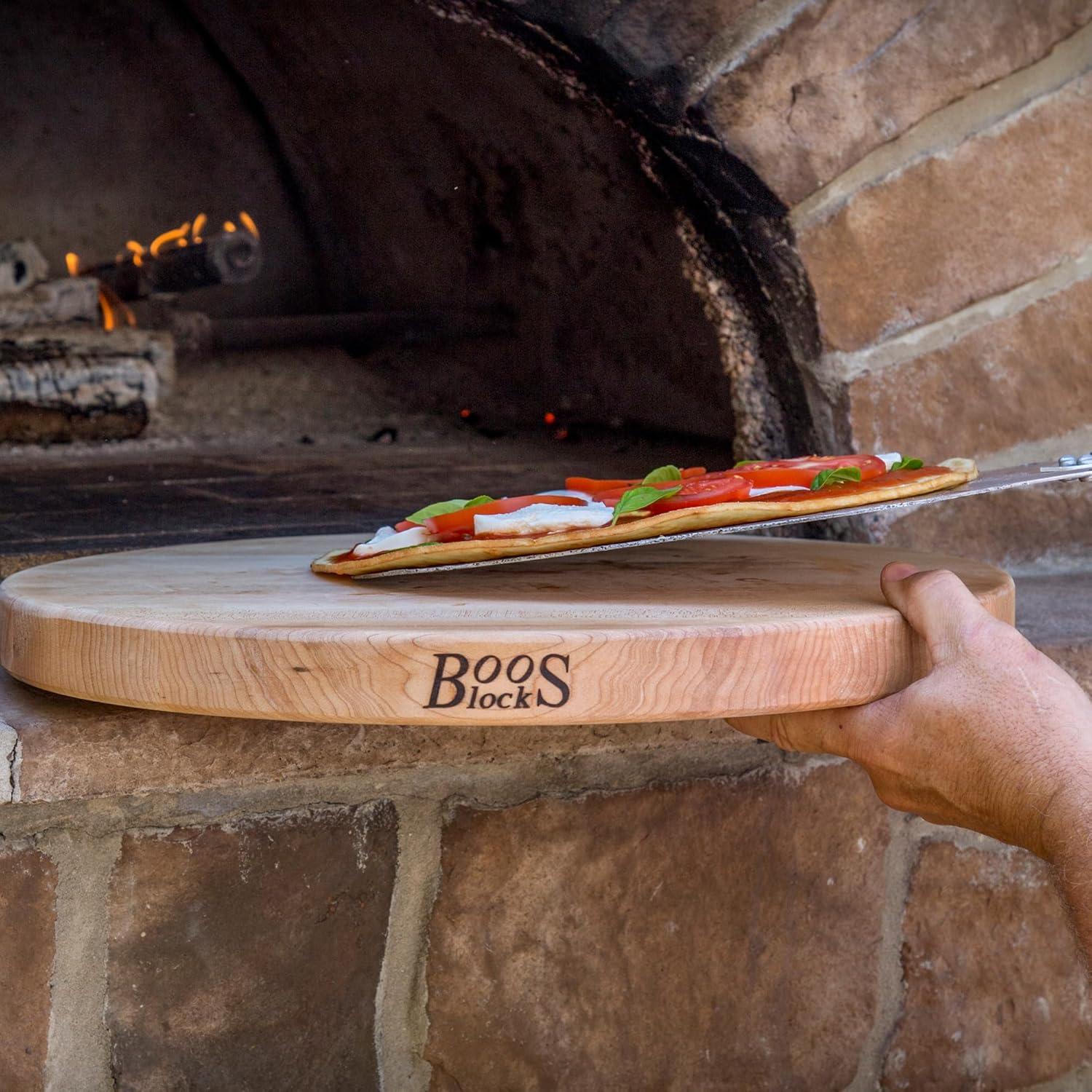 John Boos John Boos 18" Round Cutting Board, 1.5" Edge Grain