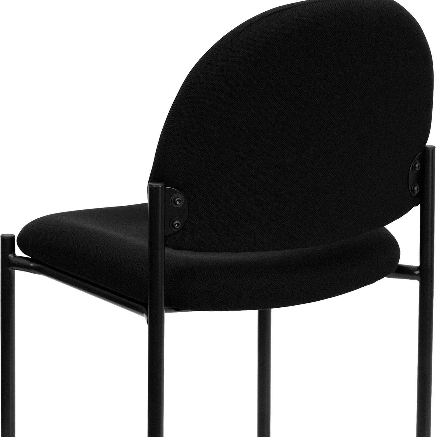 Prather Stackable Steel Ergonomic Side Reception Chair by Flash Furniture