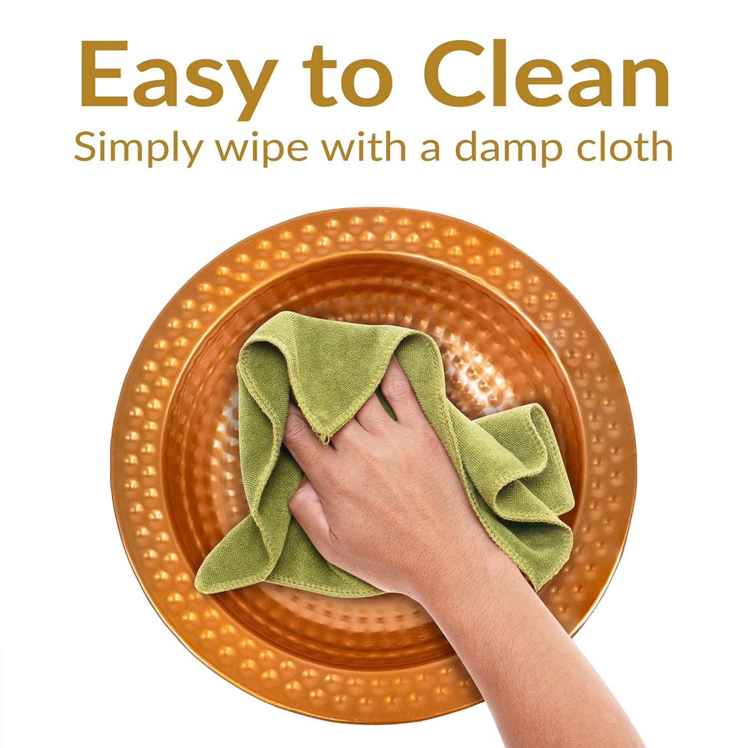 Sunnydaze Outdoor Deck-Mounted Bird Bath or Bird Feeder with Copper Finish - 12"