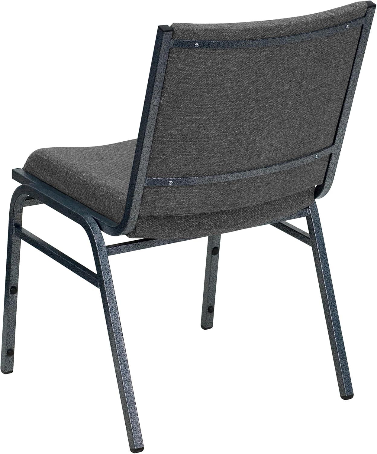 Flash Furniture HERCULES Series Heavy Duty Gray Fabric Stack Chair