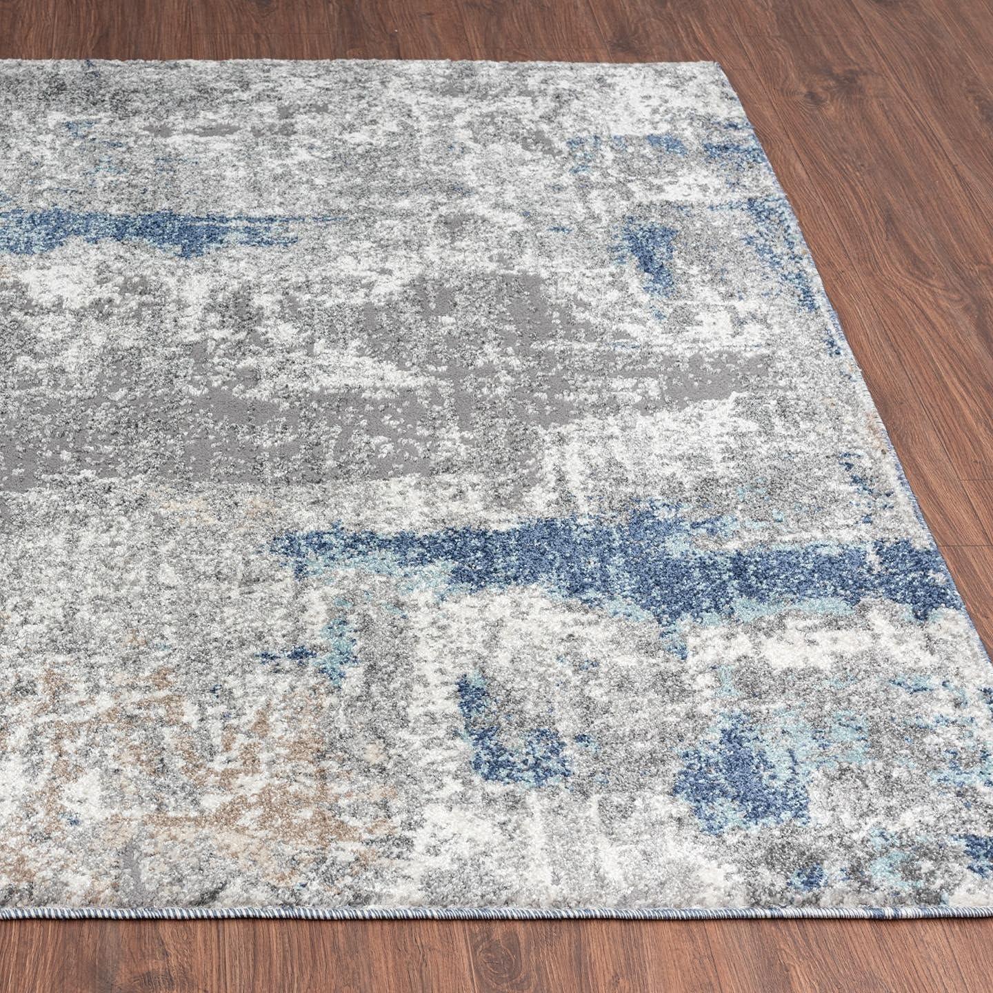 Luxe Weavers Modern Abstract Area Rug, Gray 2x3